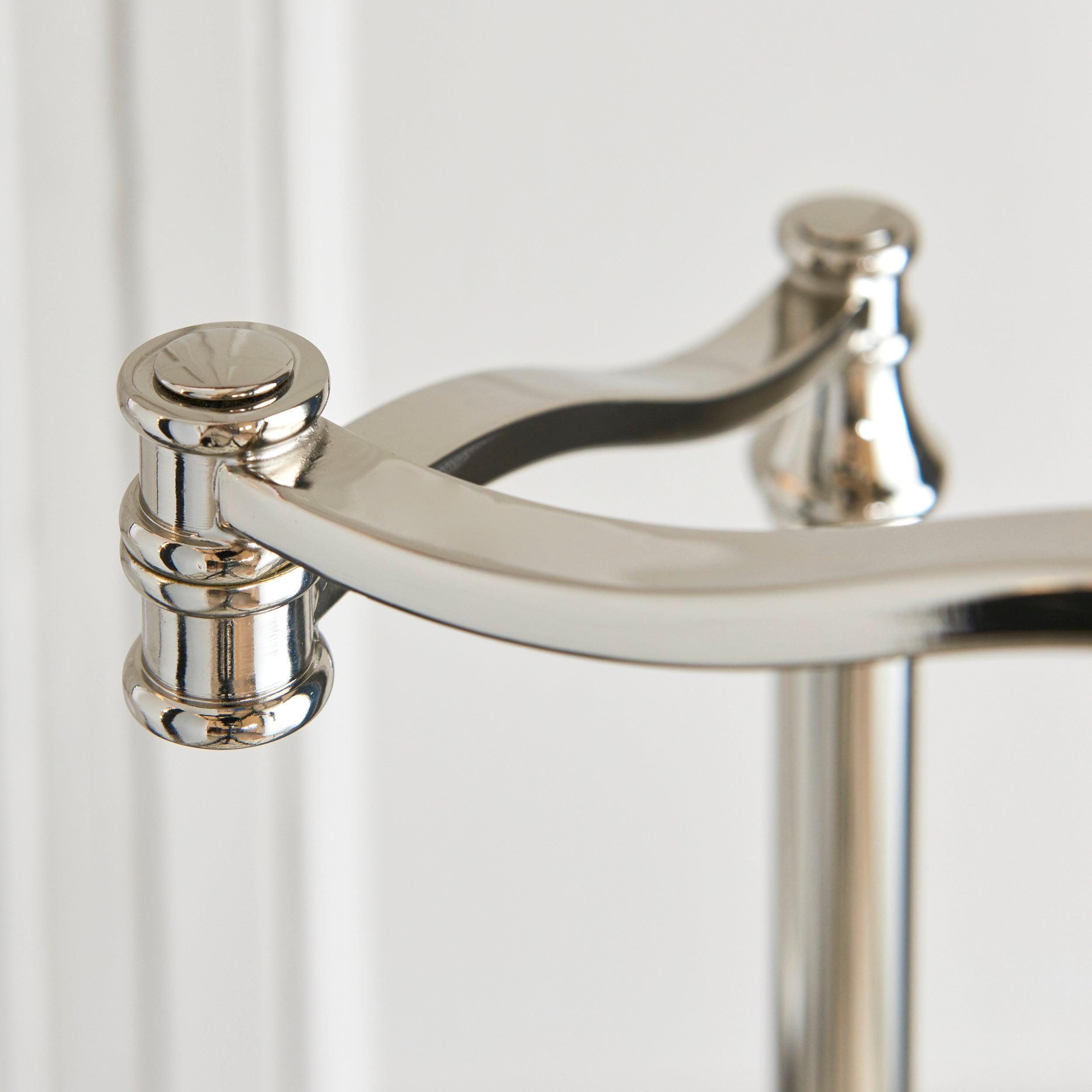 stanford nickel swing arm floor lamp Hallway Lighting Image