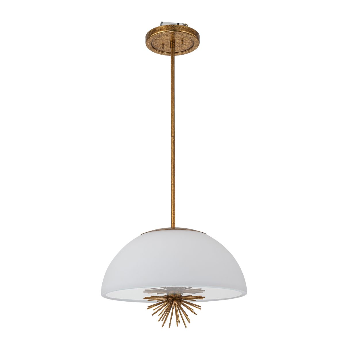 Elstead Staring 3 Light Gold Pendant Light
