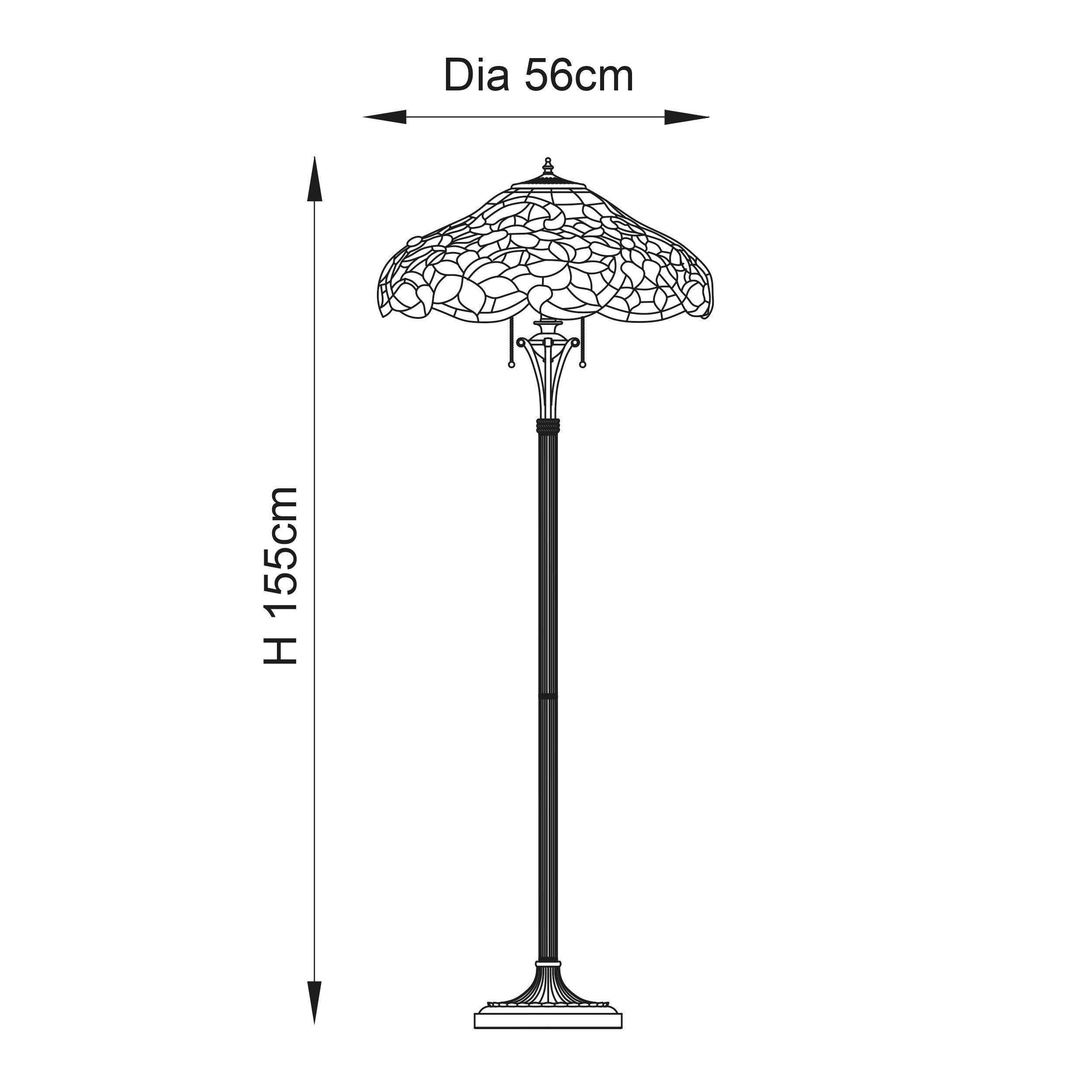 sullivan tiffany floor lamp mDining room lighting