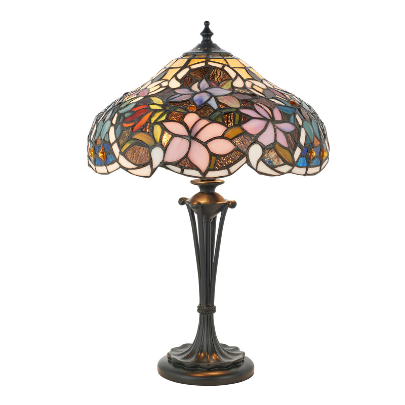 Interiors 1900 Sullivan Small Tiffany Bedside Table Lamp