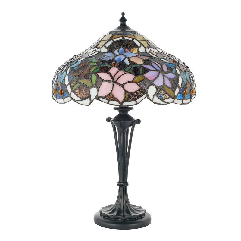 Interiors 1900 Sullivan Small Tiffany Bedside Table Lamp
