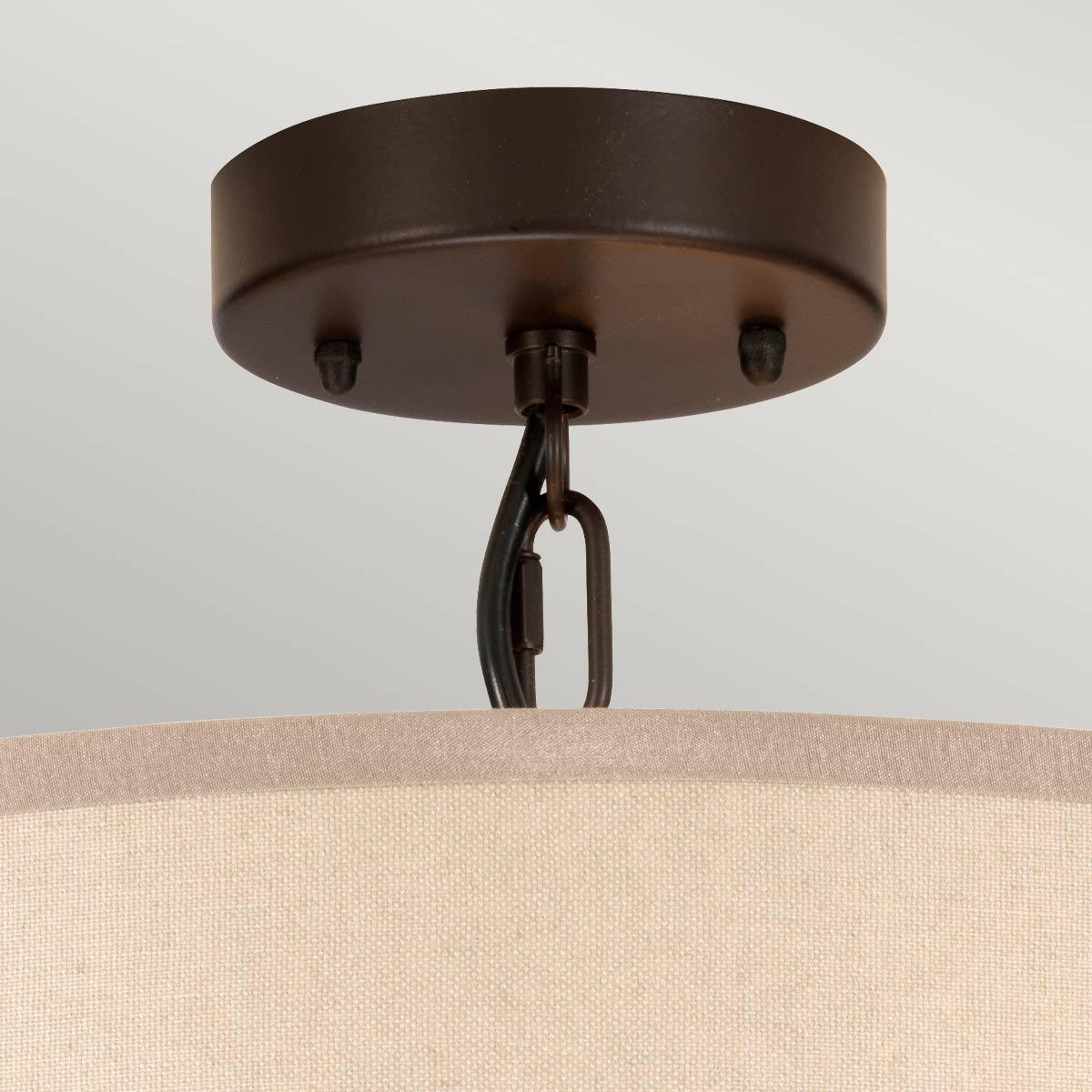 Elstead Lighting Taiko 3 Light Bronze Ceiling Pendant