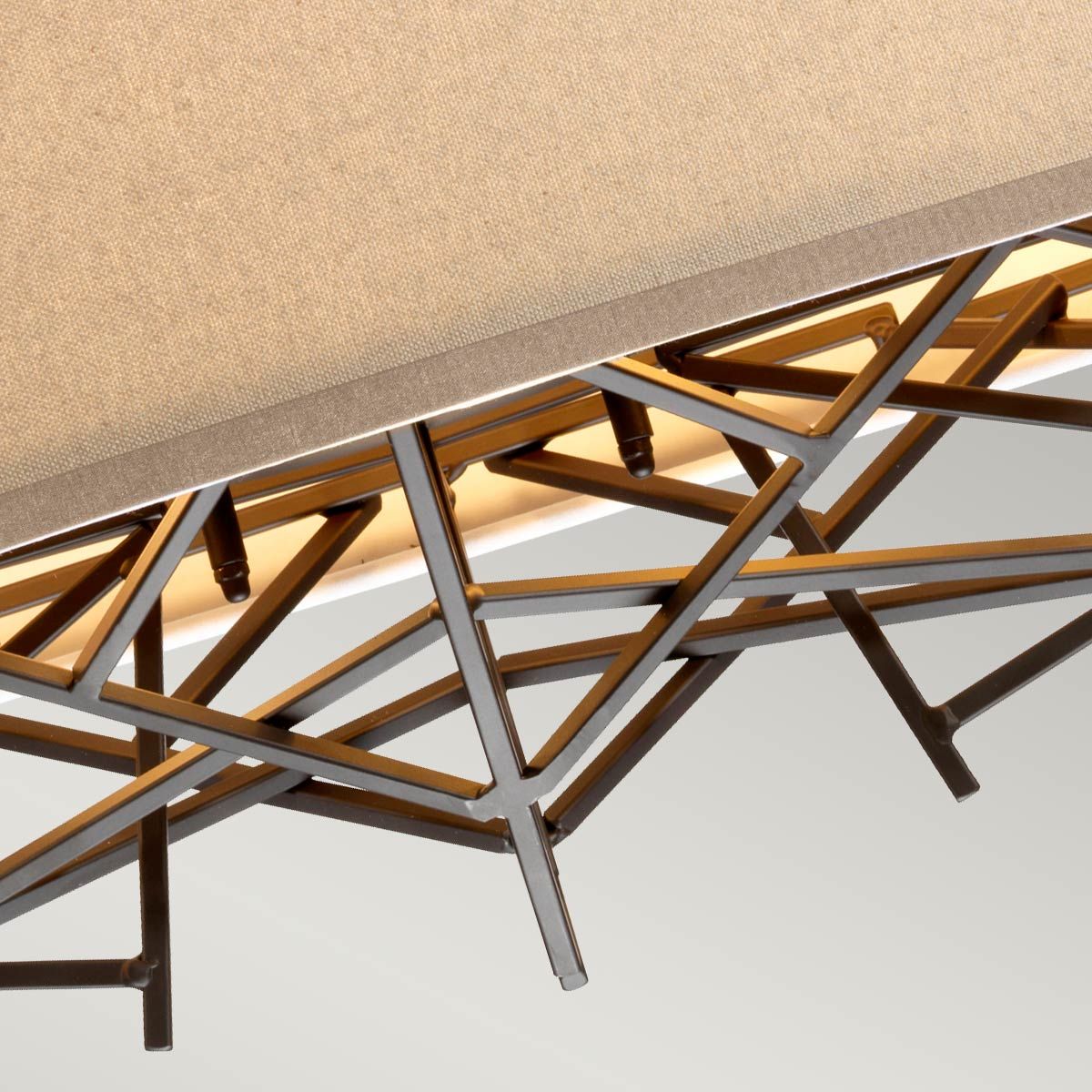 Taiko 5 Light Brass Kitchen Island Pendant