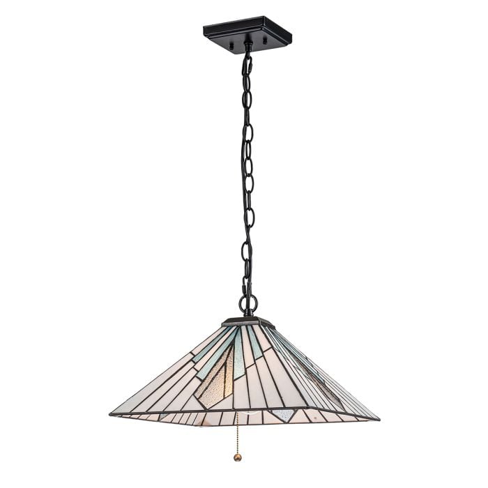 Alderley Tiffany Ceiling Pendant Light By Elstead Lighting TF-ALDERLEY-P