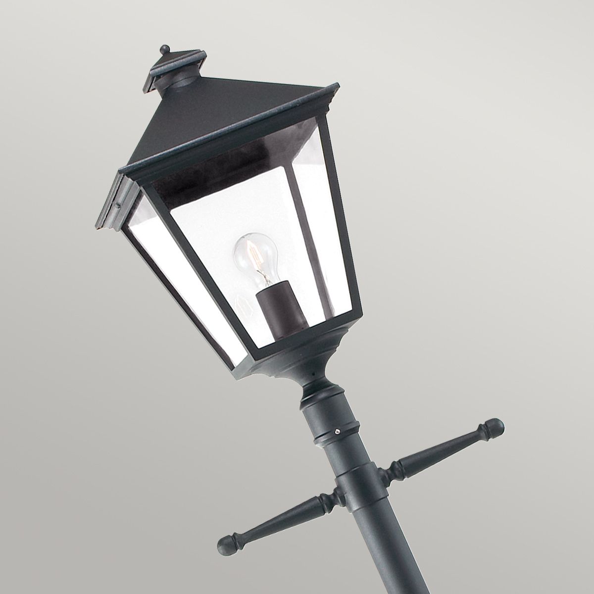 Elstead Turin Grande Black Outdoor Lamp Post