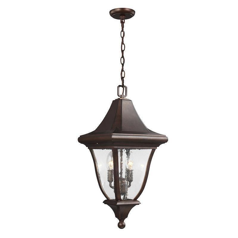 Feiss Oakmont Bronze Outdoor Pendant-OPEN-BOX