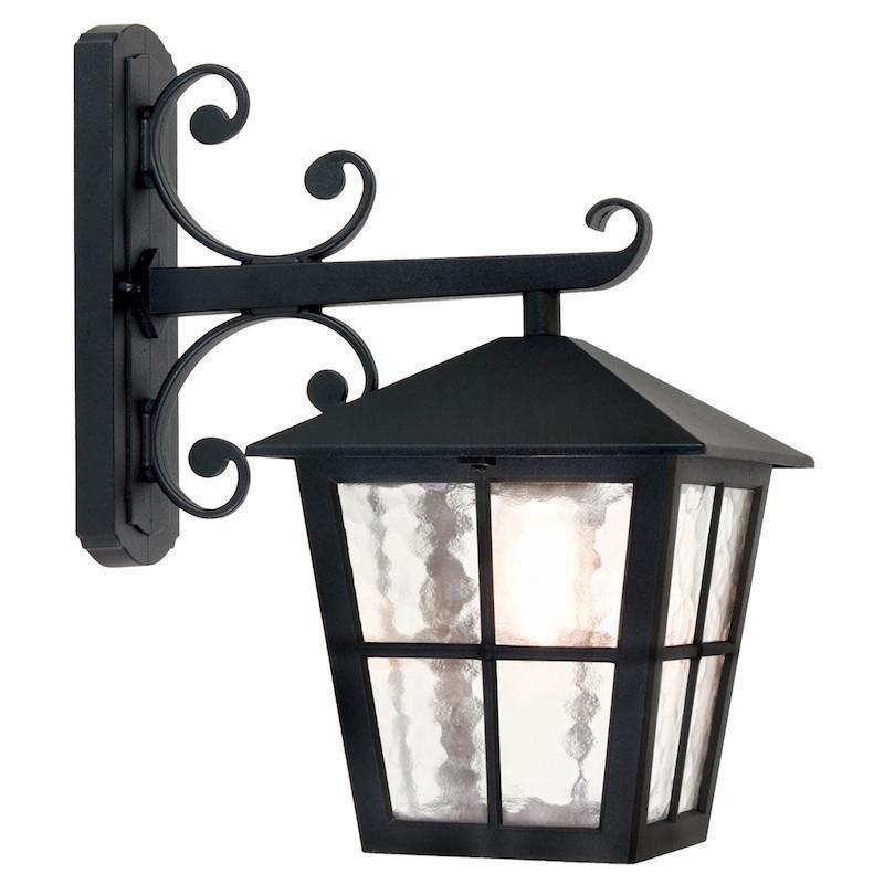 Elstead Canterbury Black Outdoor Wall Light-OPEN-BOX