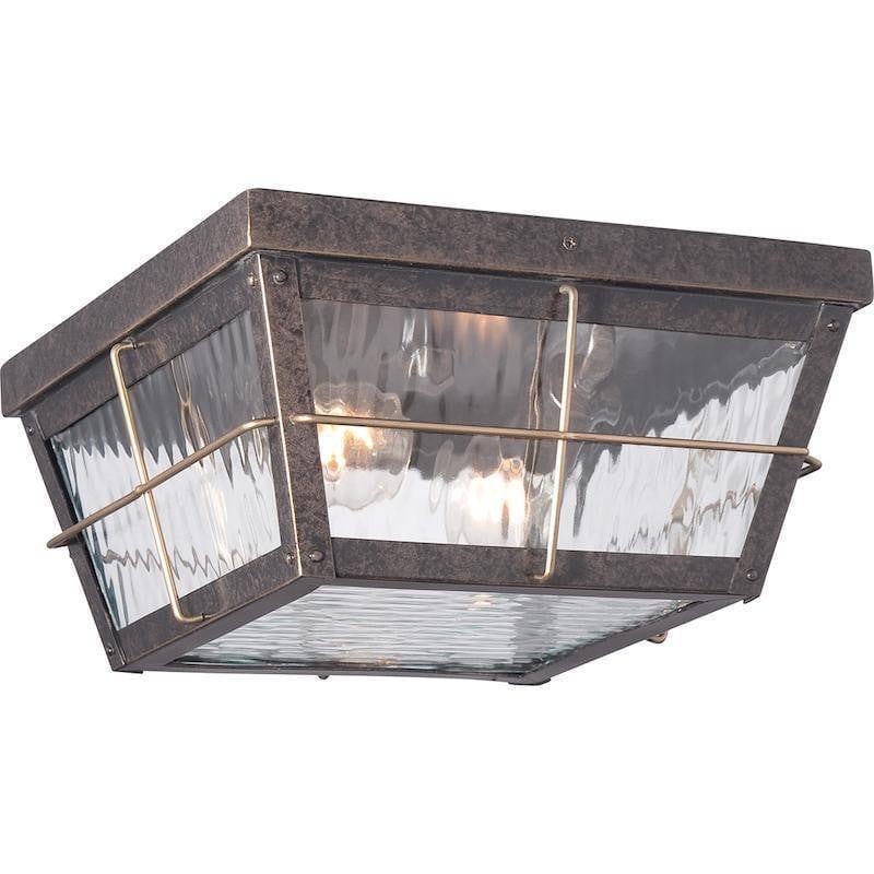 Quoizel Cortland Bronze Outdoor Porch Ceiling Light-WAREHOUSE-40-130226