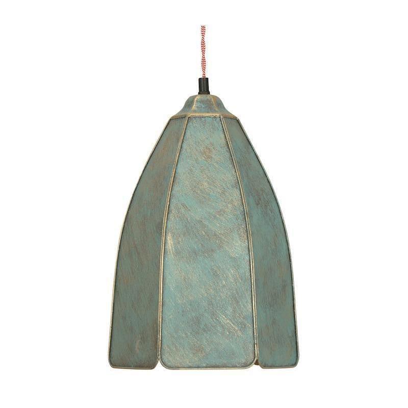 Oaks Sedna Green/Gold Ceiling Light-OPEN-BOX-50-040626