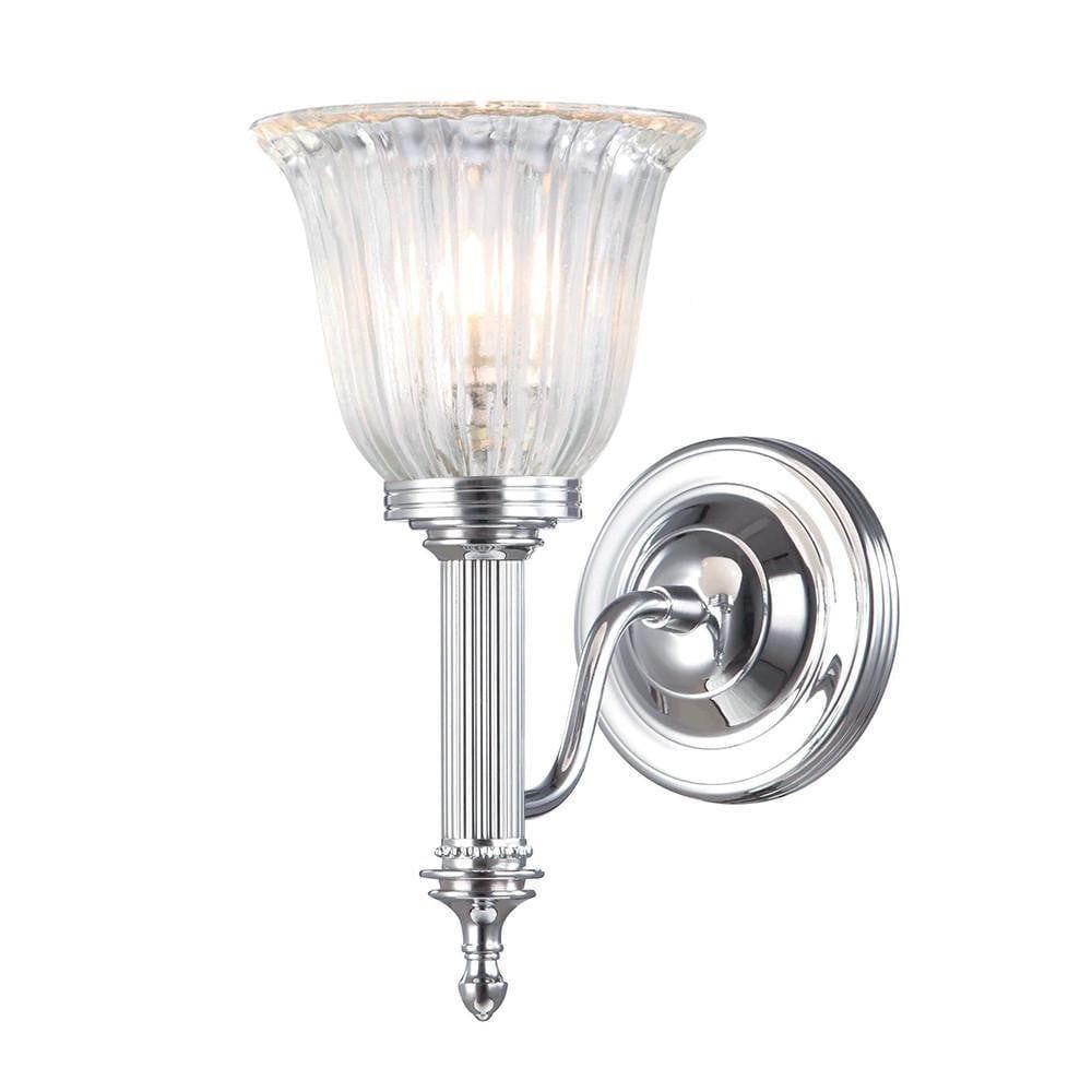 Carroll Cloche Shade Polished Chrome Bathroom Wall Light-warehouse-40