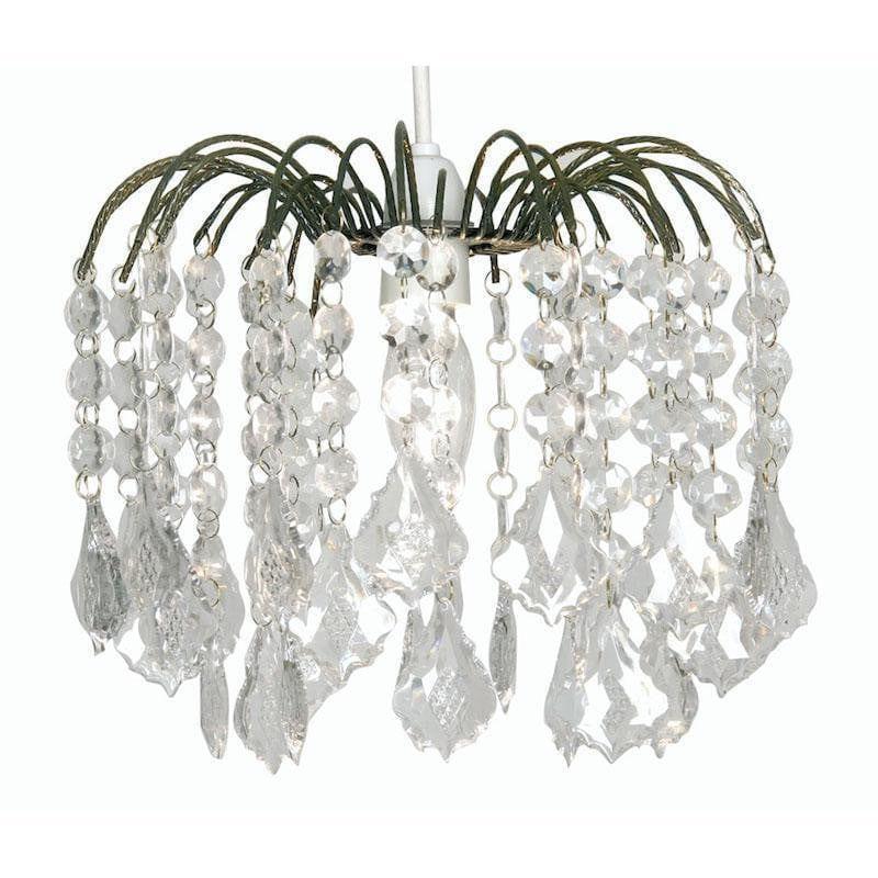 Dacia Antique Brass Small Non Electric Pendant Ceiling Lamp Shade-clearance