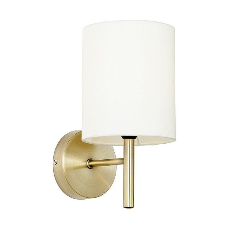 Endon Brio Antique Brass Finish Wall Light-WAREHOUSE-40-290626