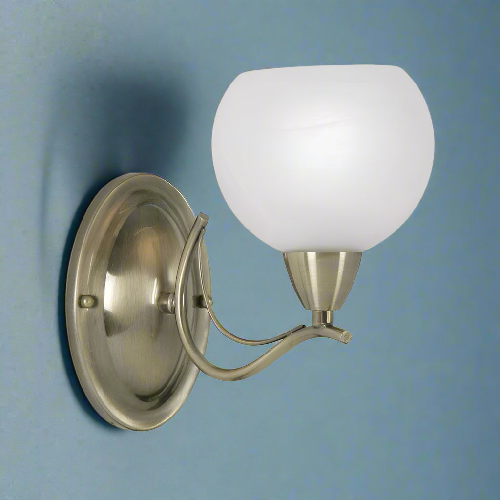 Luanda Antique Brass Living Room Wall Light-warehouse-180926