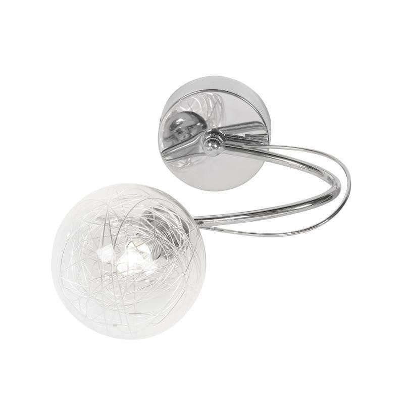 Oaks Tabia 1 Light chrome Wall Light-warehouse-180926
