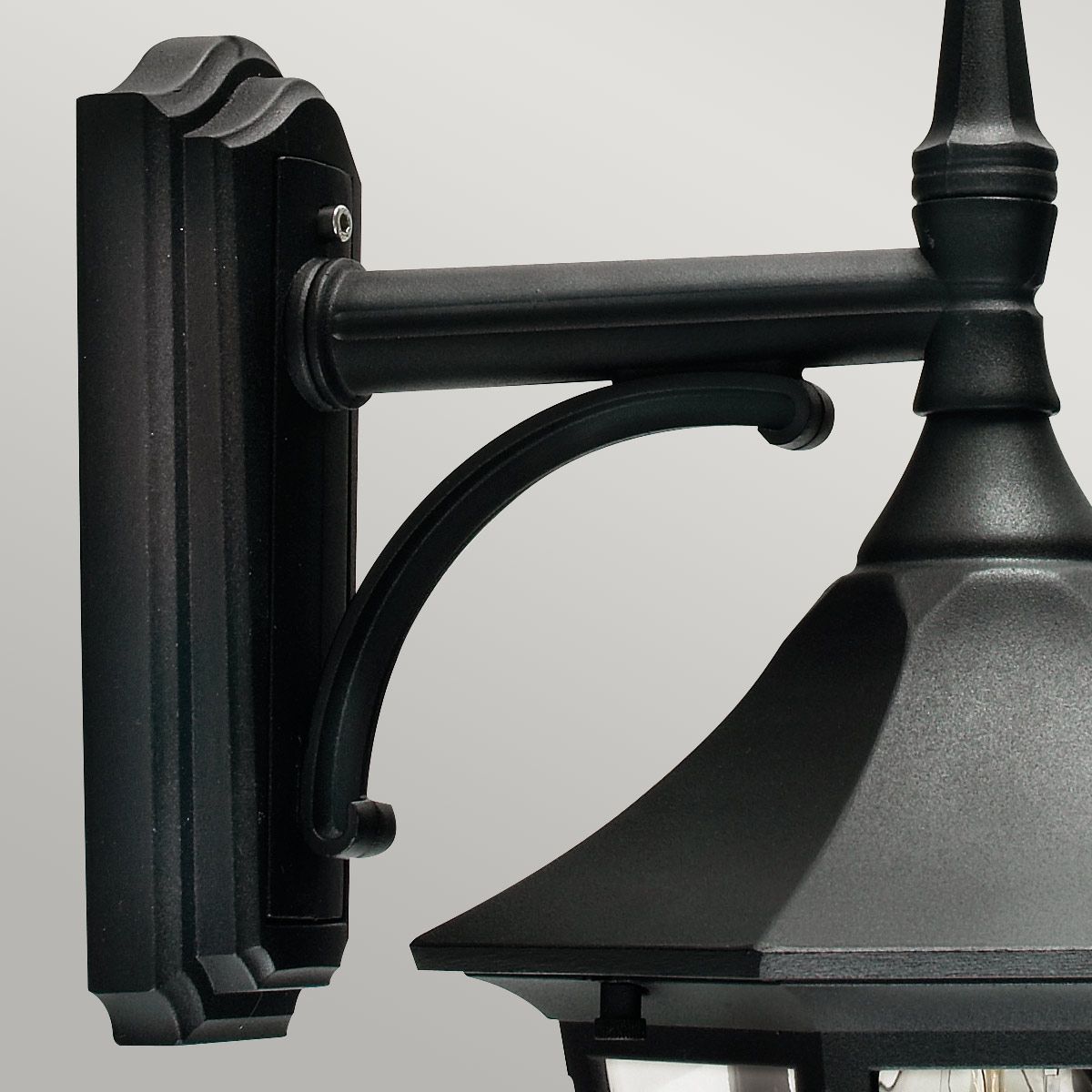 Elstead Valencia Black Outdoor Downlighter Wall Light
