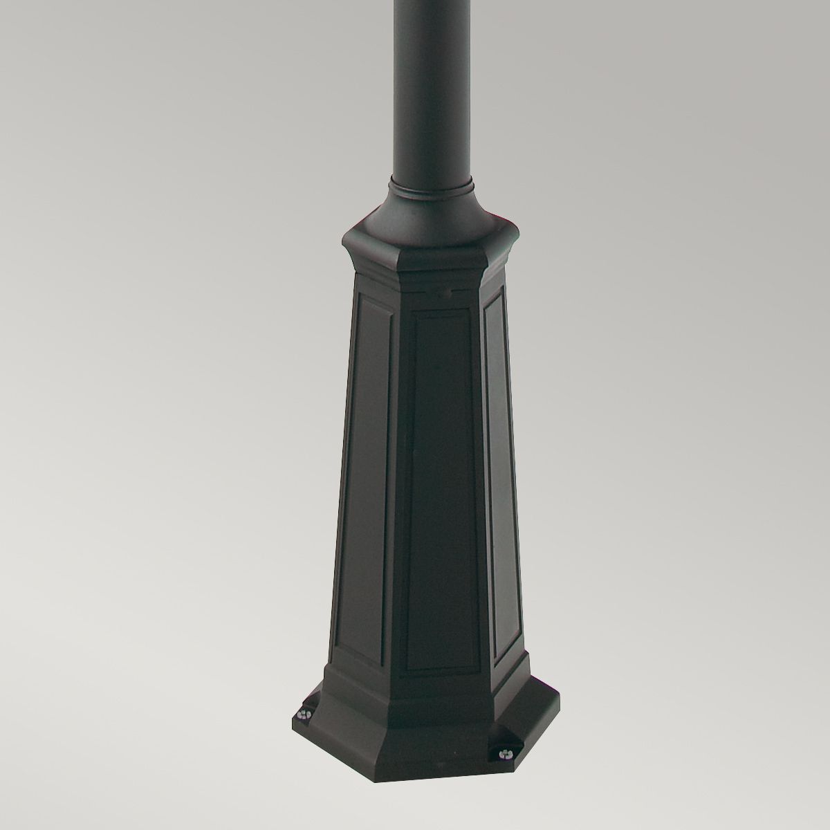Elstead Valencia Black Outdoor Three Arm Lamp Post