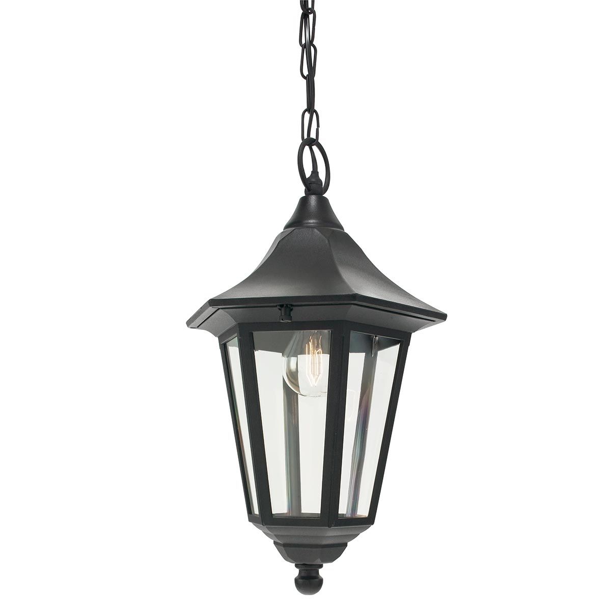 Elstead Valencia Black Outdoor Pendant Light