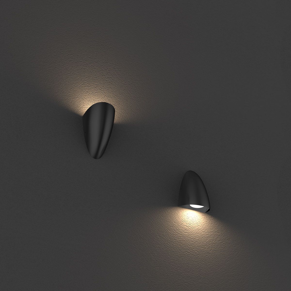 Elstead Vendela LED Black Outdoor Wall Light
