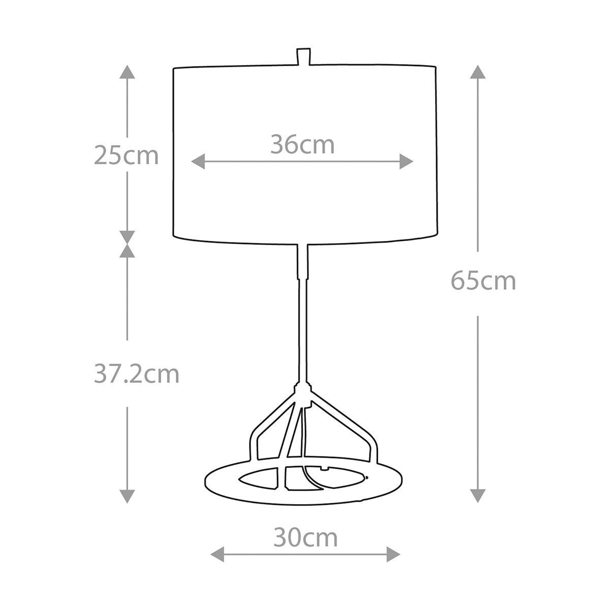 Vicenza White Polished Nickel Table Lamp Elstead Lighting