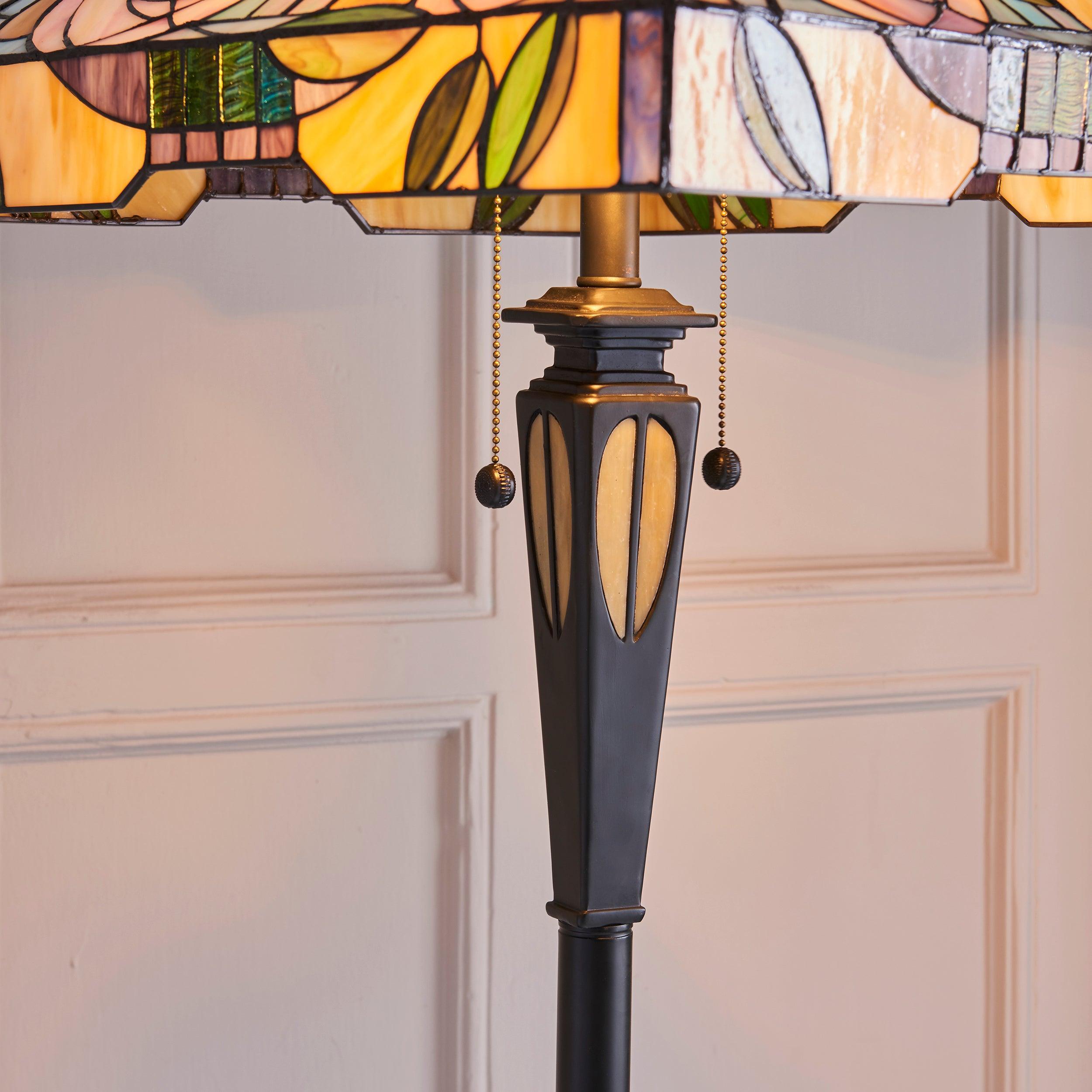 willow tiffany floor lamp kitchen lighting image