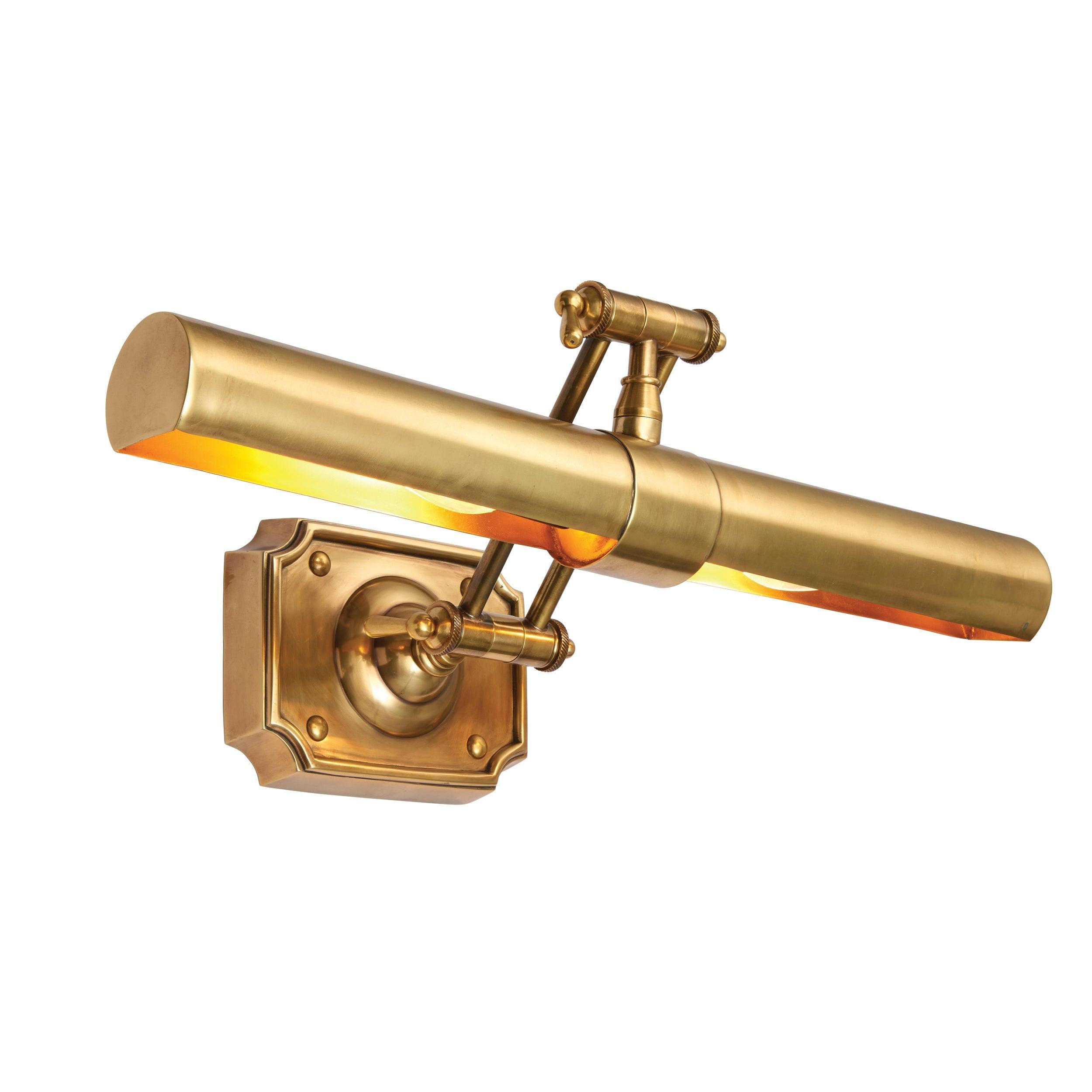 winchester mellow brass large picture light 69833 close up image