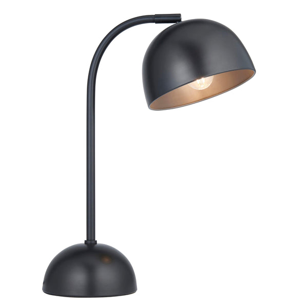 Living Lighting Trindle Black Domed Table Lamp-Living Lights-Living-Room-Tiffany Lighting Direct-[image-position]