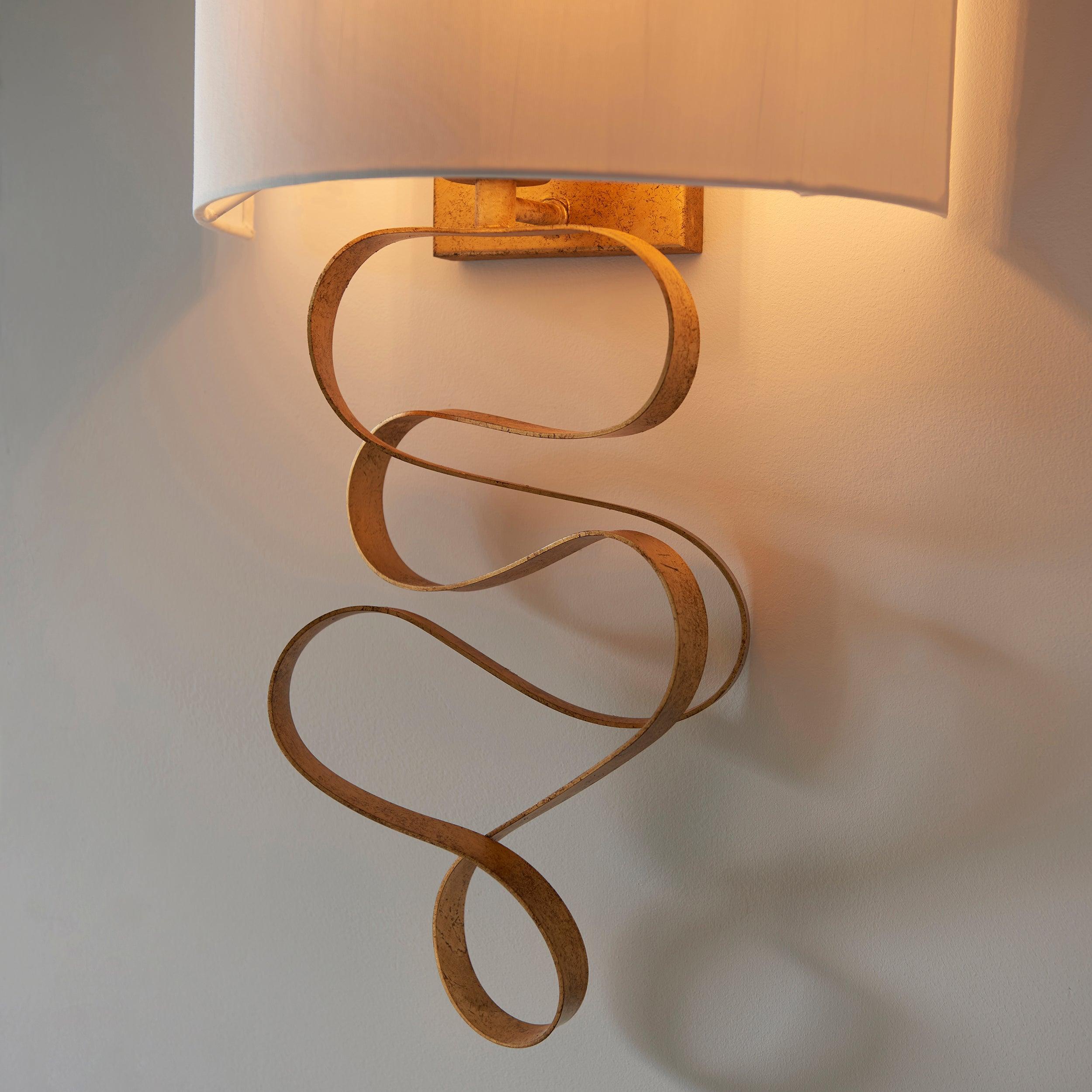 harleston gold modern wall light with ivory shade mDining room lighting