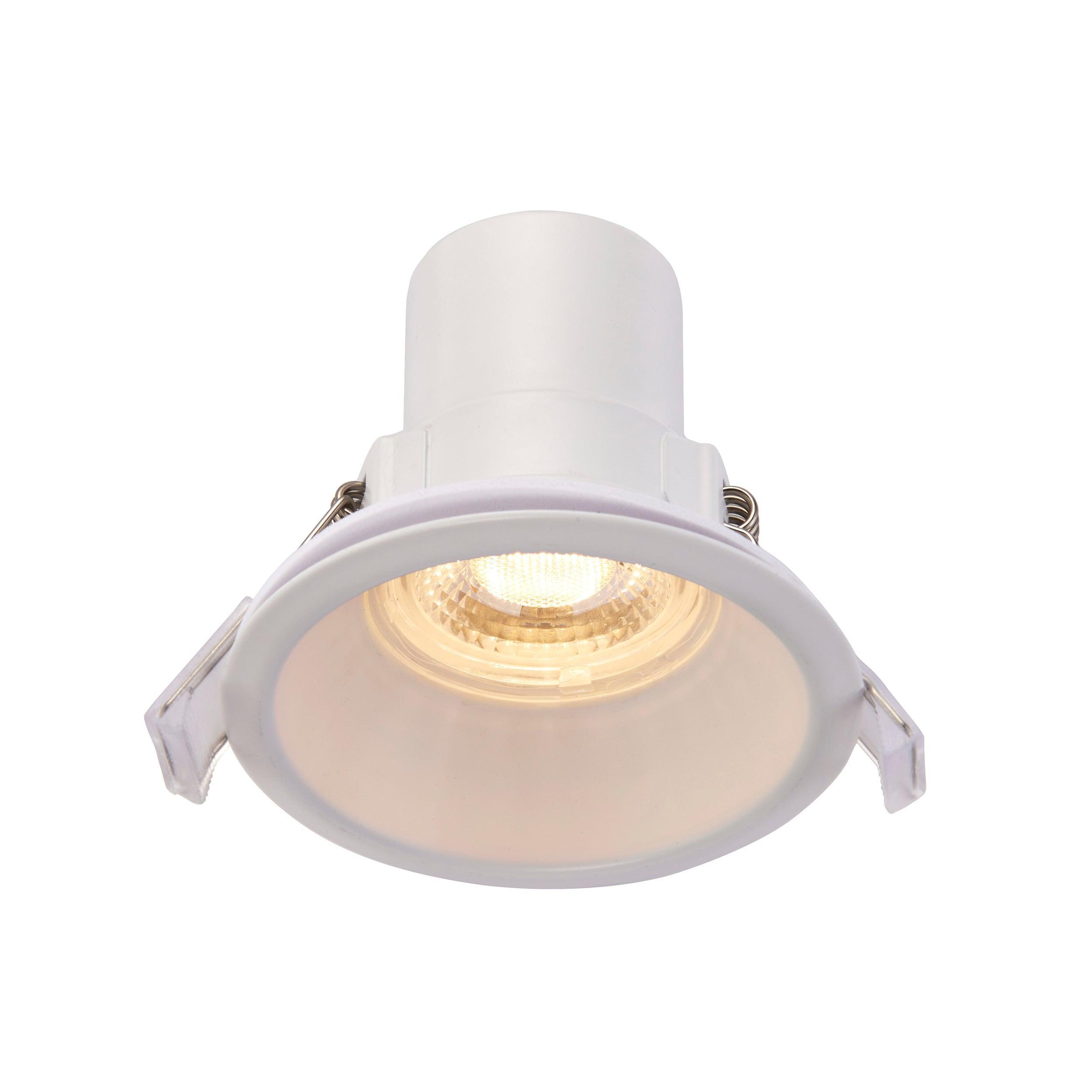 shieldeco cct anti glare white recessed light ip65 5wby Saxby Lighting, close up image