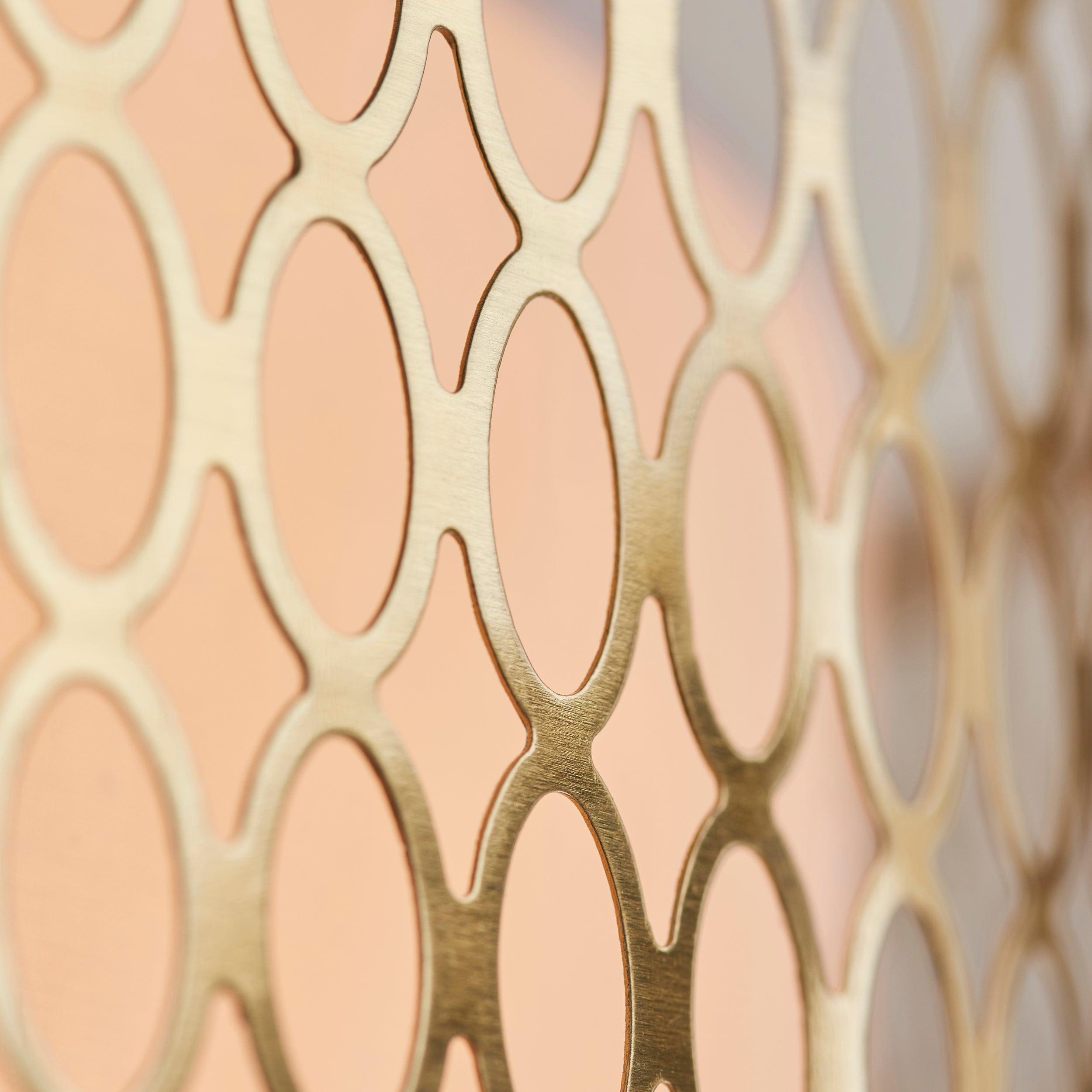 Endon Cordero 3 Light Gold Flush Ceiling Light Living room wide shot