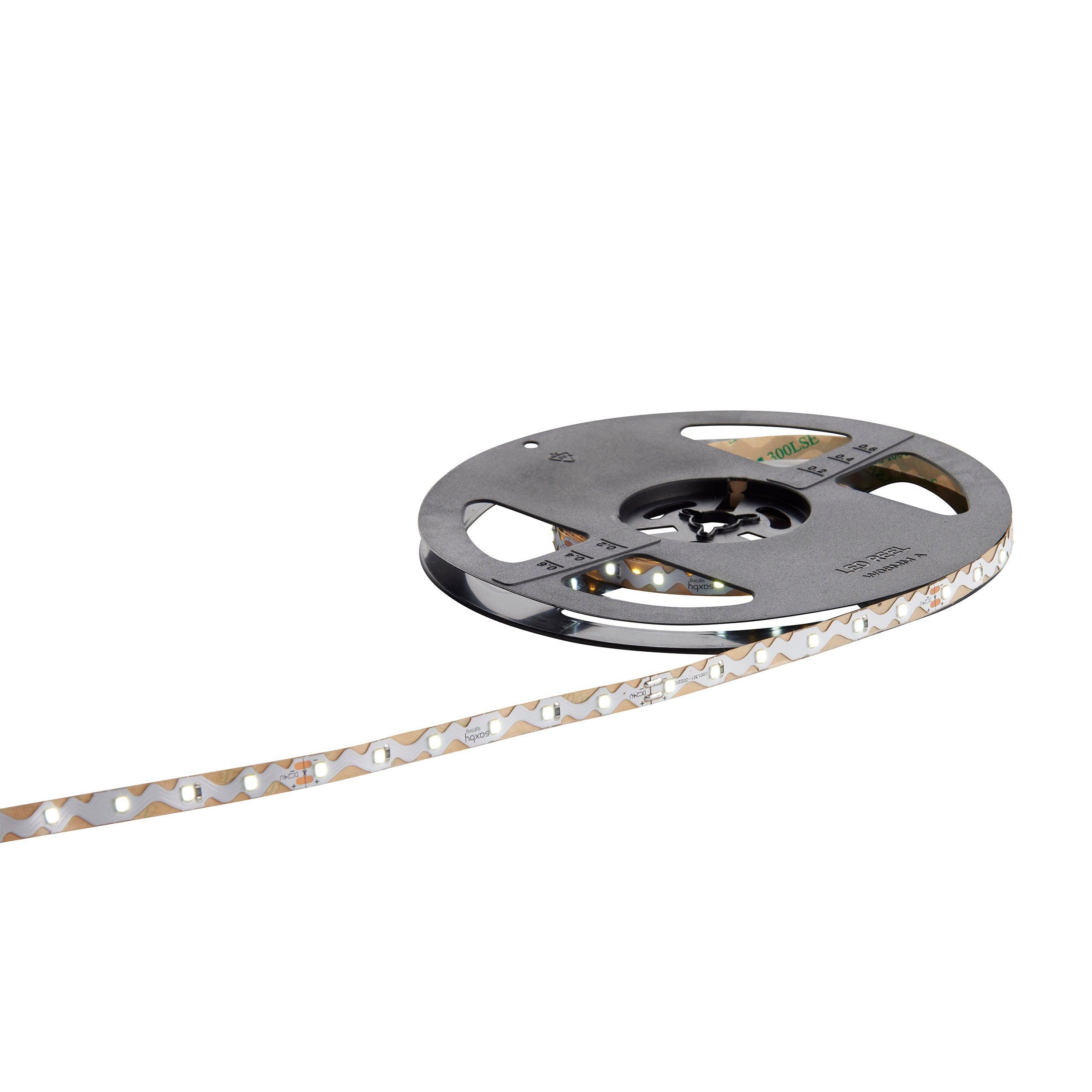 orionflex led ip20 6000k 4 8w m 5m 24w led flexible strip light by saxby lighting, close up image 342