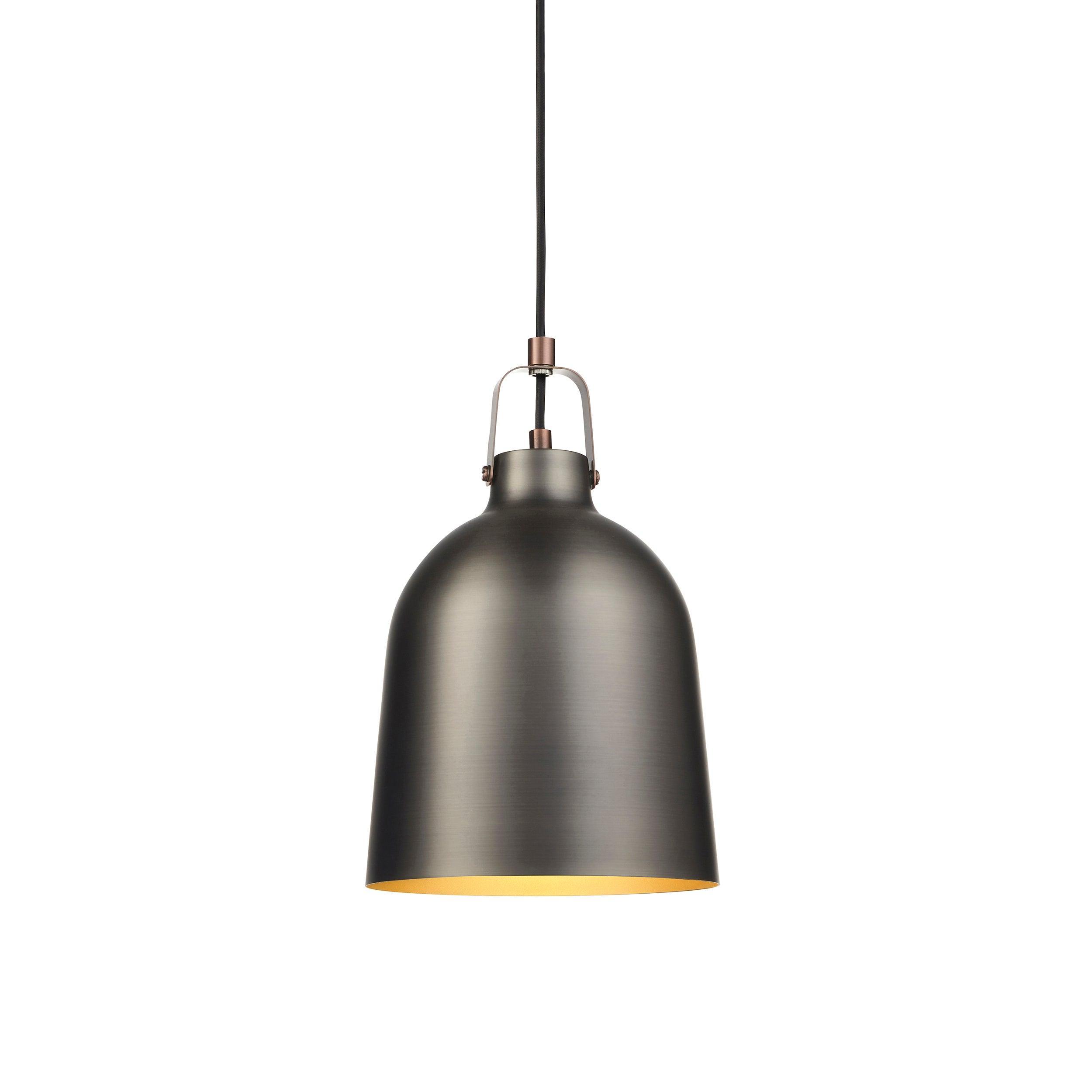Lazenby Grey Industrial Pendant Ceiling Light-Ceiling Pendant Lights-Endon Lighting Living Room Lighting Tiffany Lighting Direct