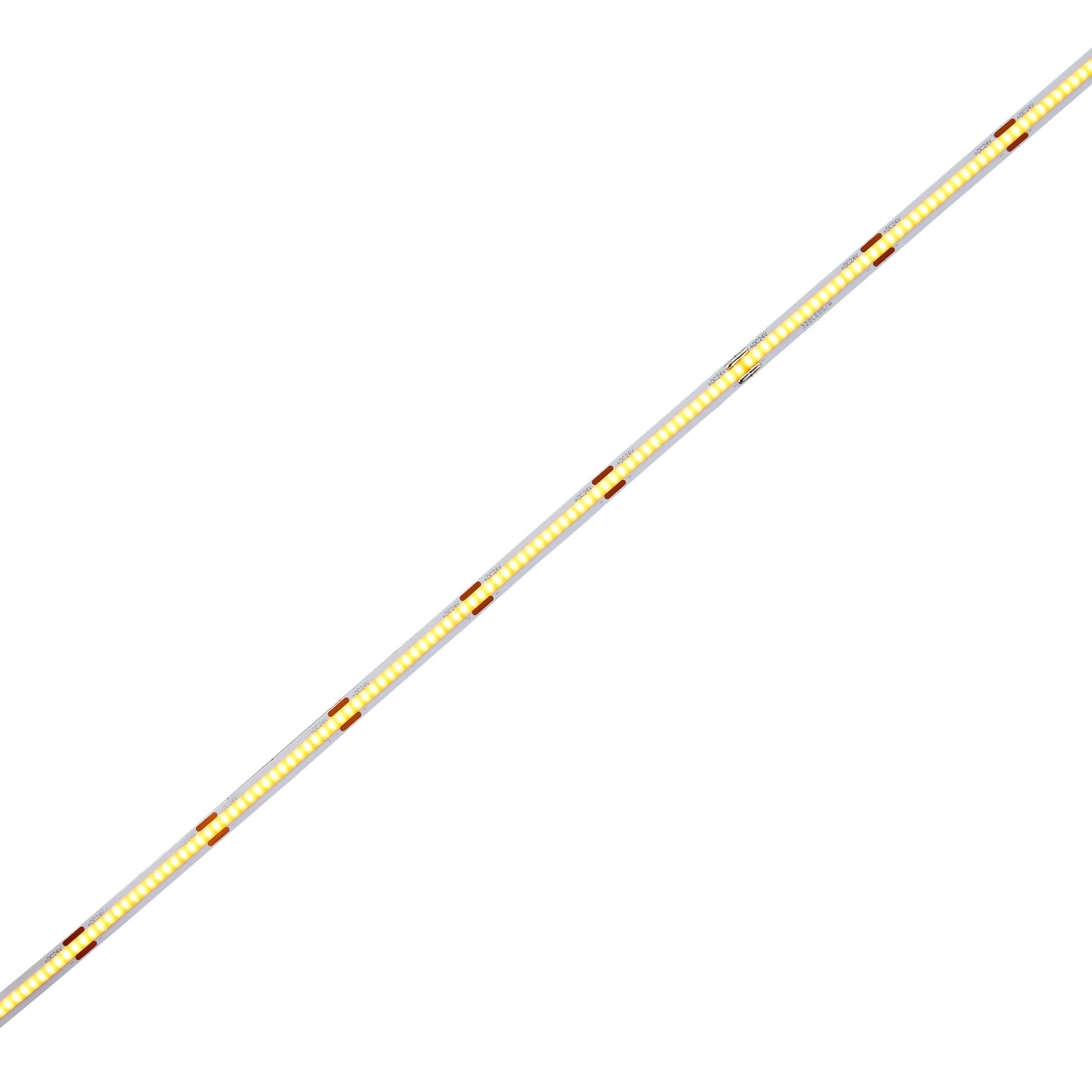 orionpro led ip20 3000k 8w m 30m 240w led flexible strip light by saxby lighting, close up image 243