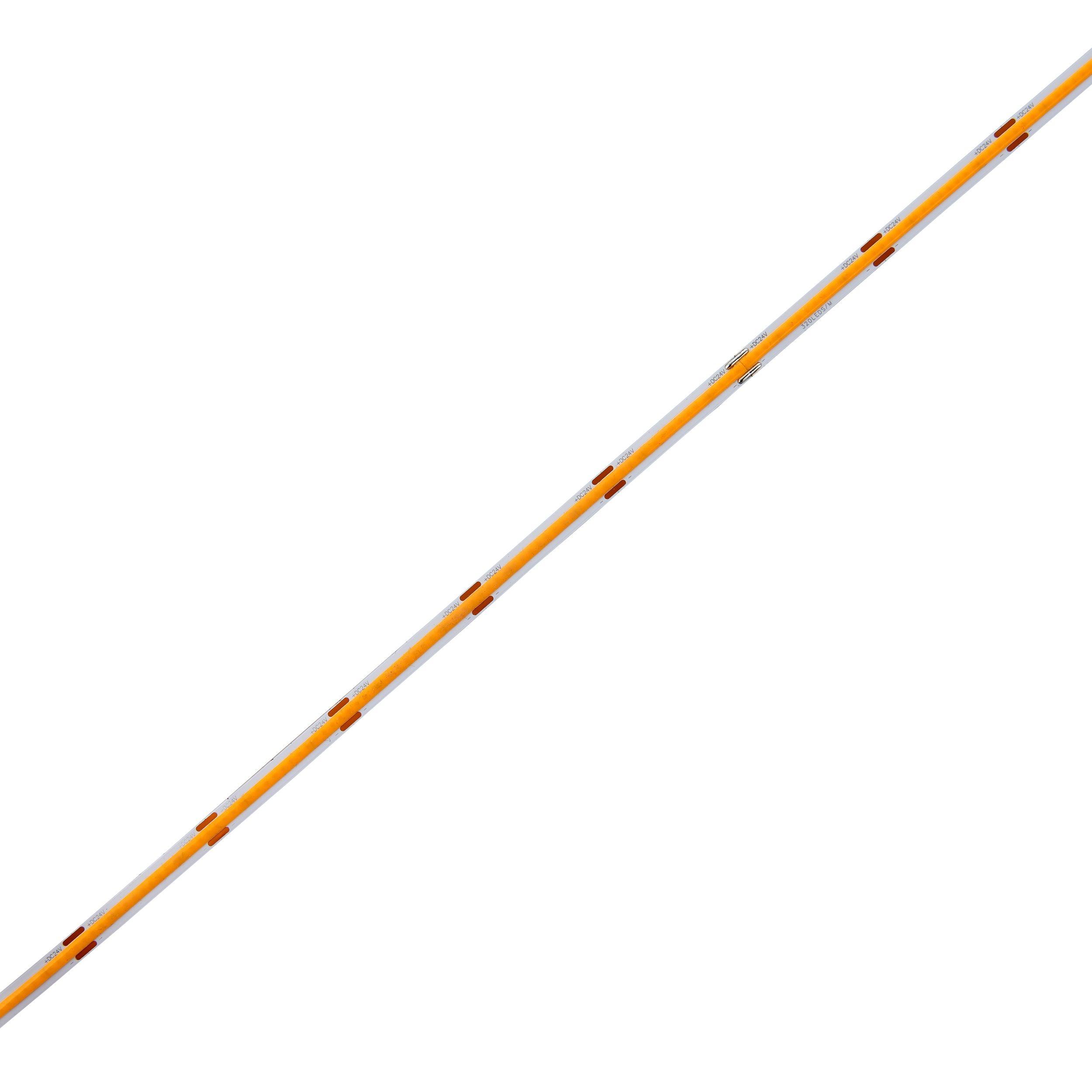 orionpro led ip20 3000k 8w m 30m 240w led flexible strip light by saxby lighting, close up image 192