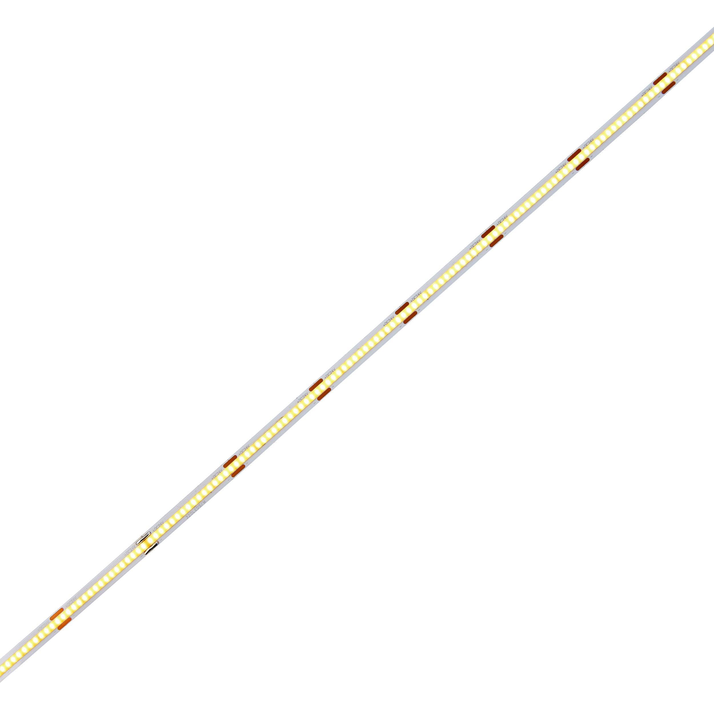 orionpro led ip20 4000k 8w m 30m 240w led flexible strip light by saxby lighting, close up image 242