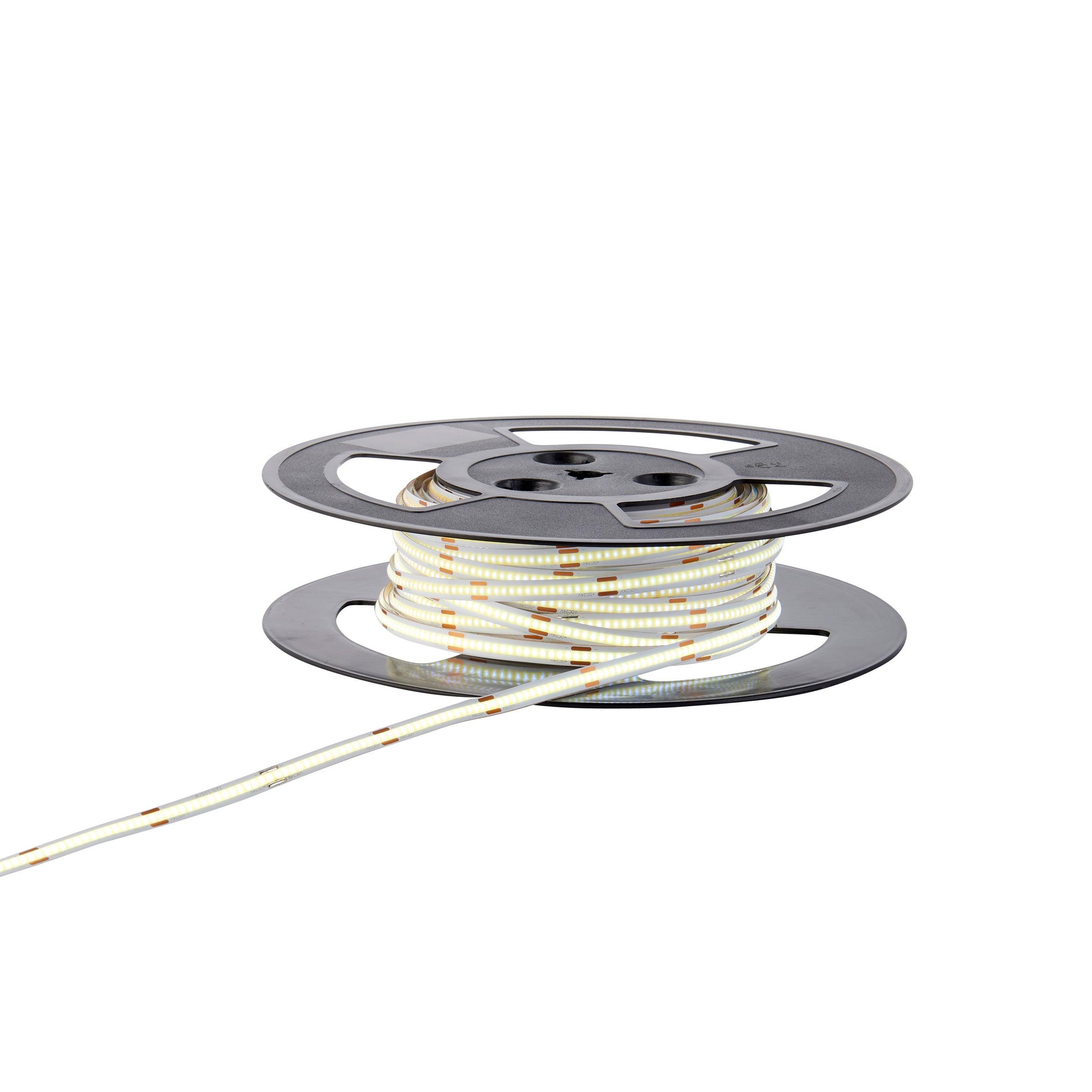 orionpro led ip20 6000k 8w m 30m 240w led flexible strip light by saxby lighting, close up image 327