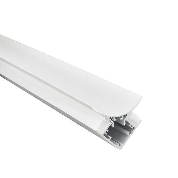 Rigel Wall Corner 2m Aluminium Profile/Extrusion White
