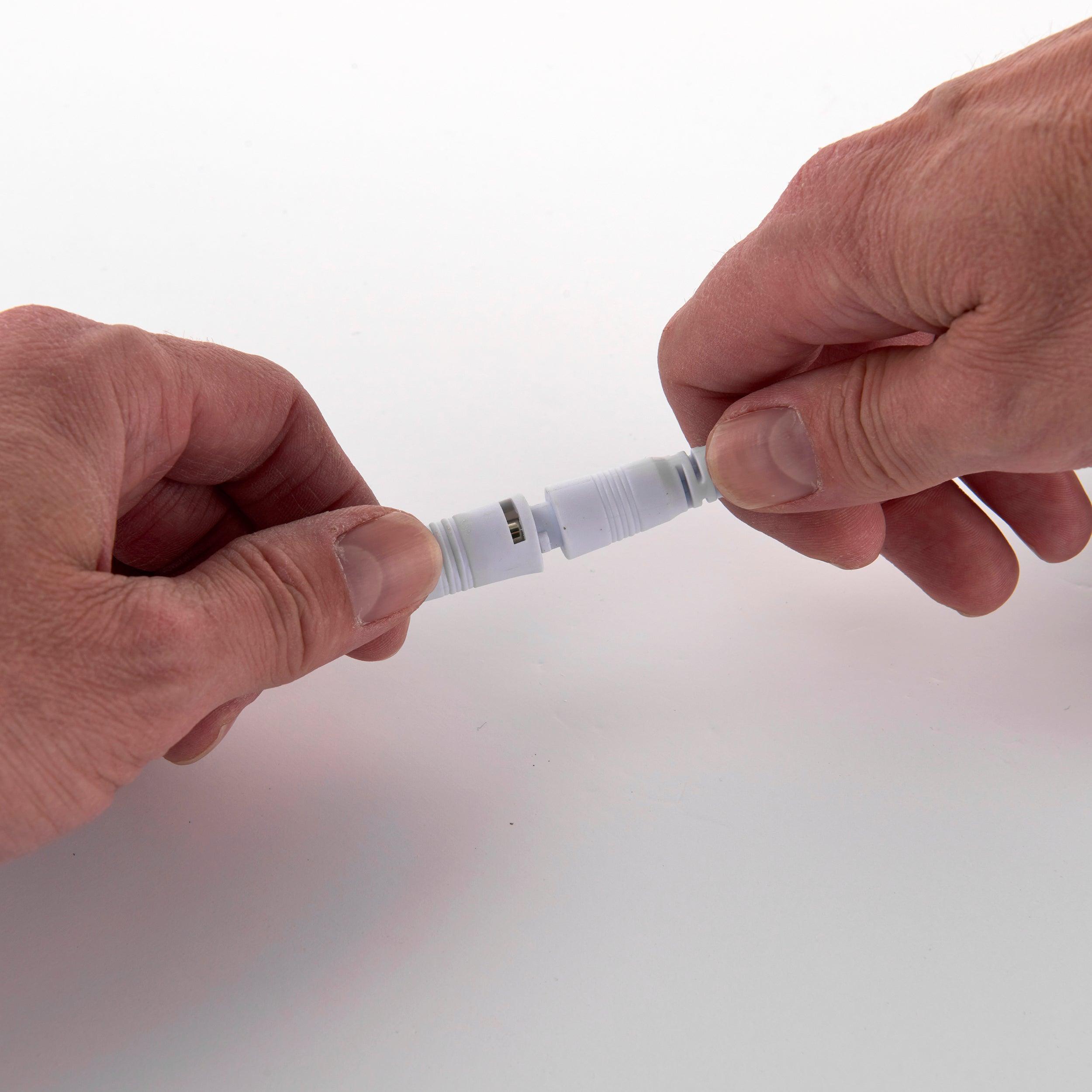 orbitalpro bathroom recessed ceiling light cct white ip65 9w by saxby lighting, close up image 147