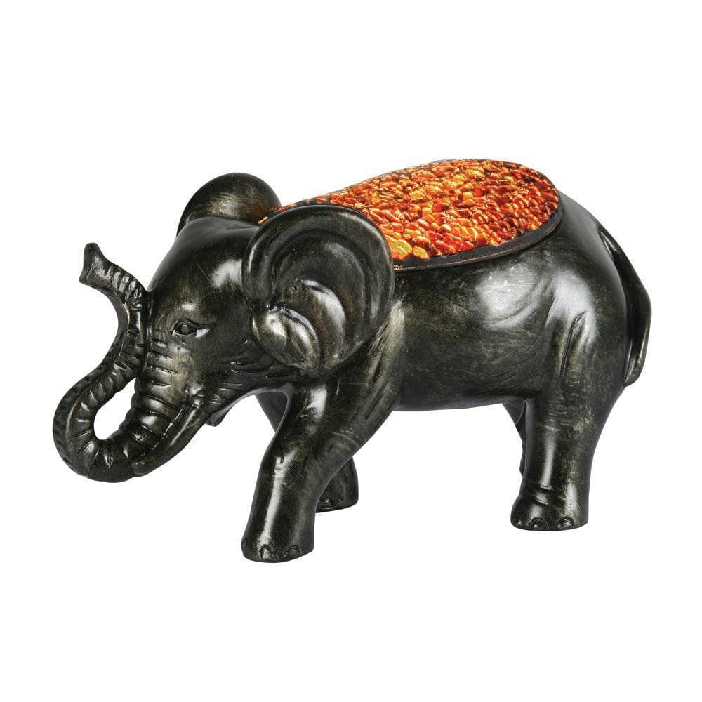 ELEPHANT MOSAIC GLASS TABLE LAMP