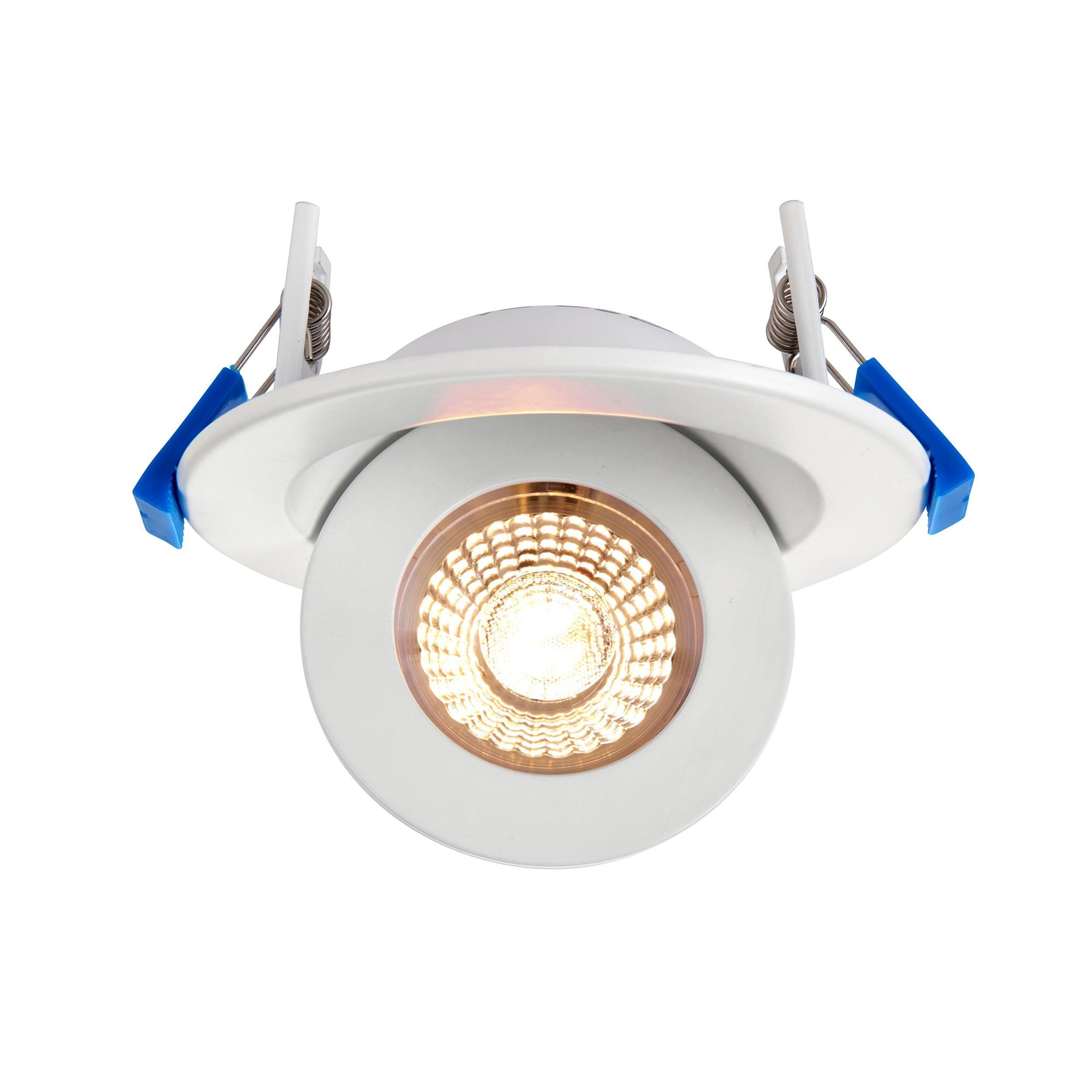 shield360 4cct tri wattage recessed light ip44 8wby Saxby Lighting, close up image