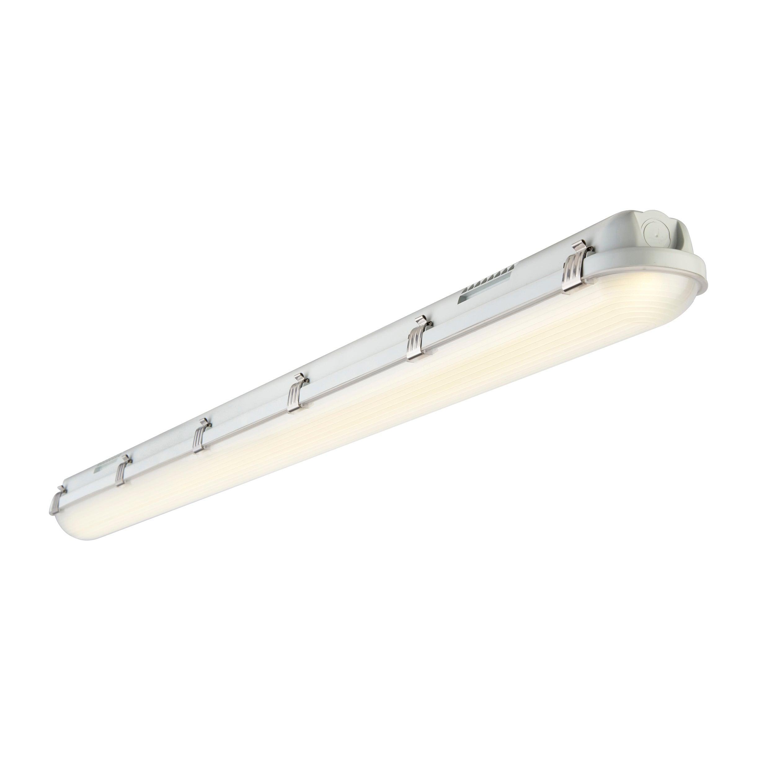 led anti corrosive led cool white batten light 4000k 4ft high lumen em em ip65 30wby saxby lighting