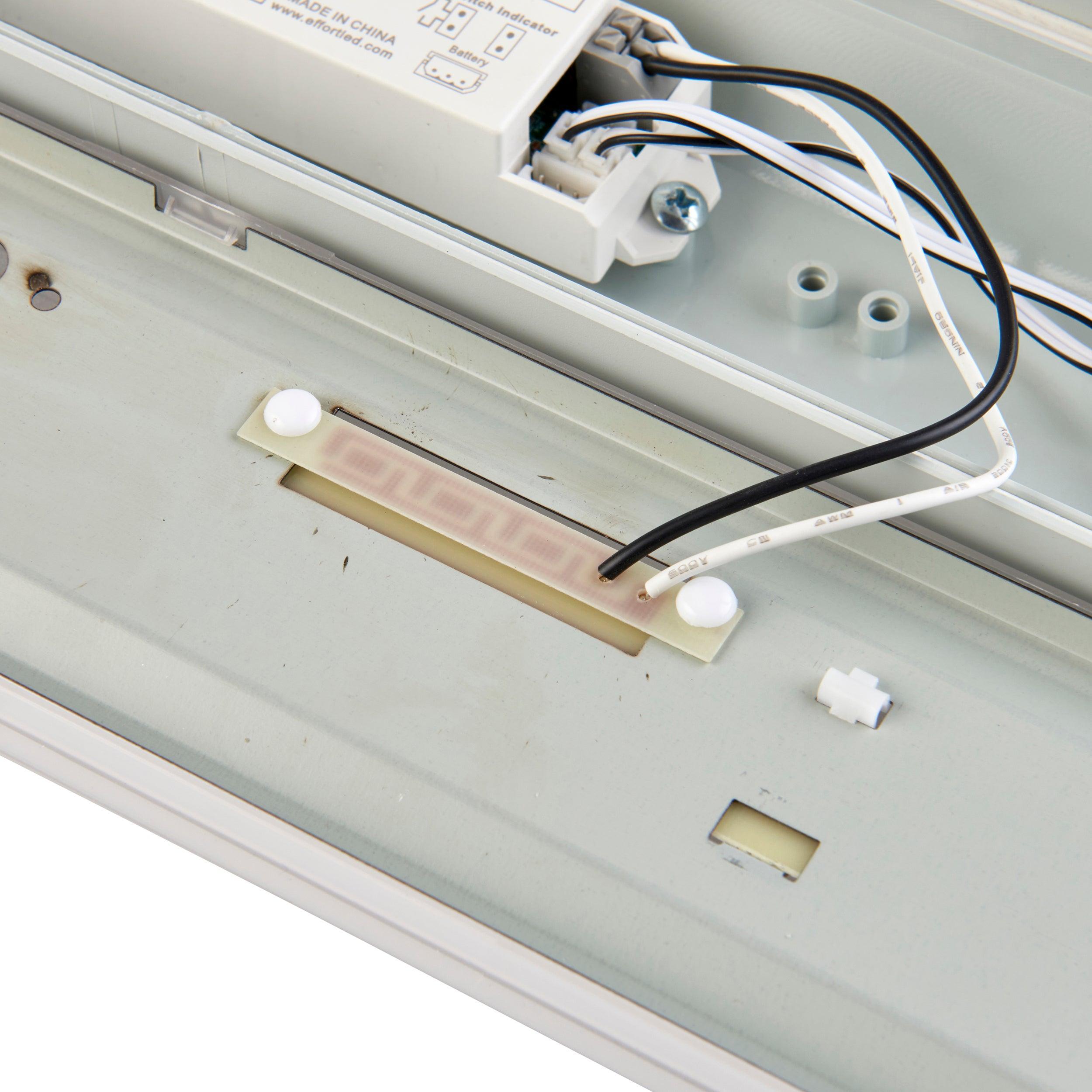 led anti corrosive led cool white batten light 4000k 6ft high lumen em em ip65 57w by saxby lighting, close up image 269