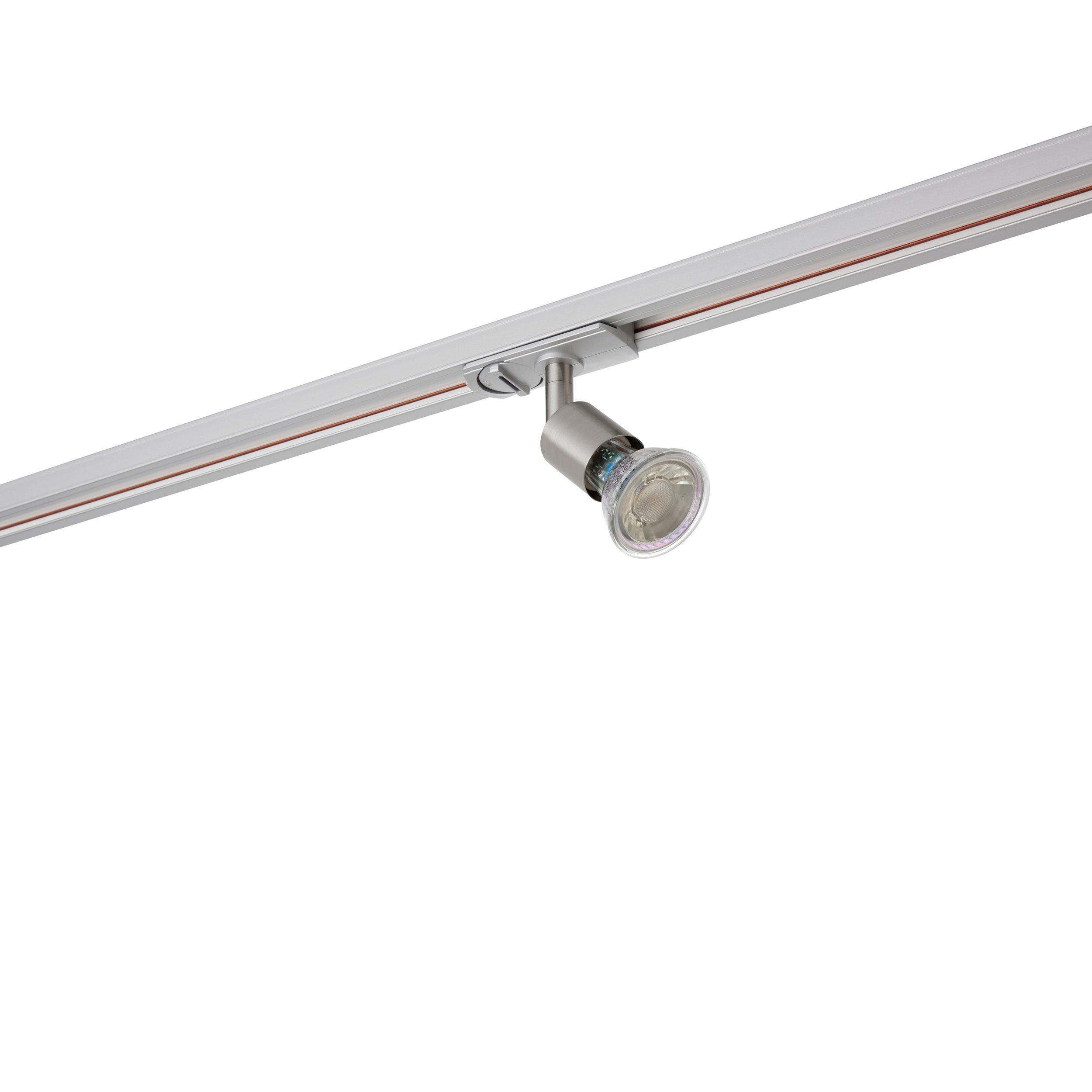 arezzo mini chrome track spotlight 35w by saxby lighting, close up image 221