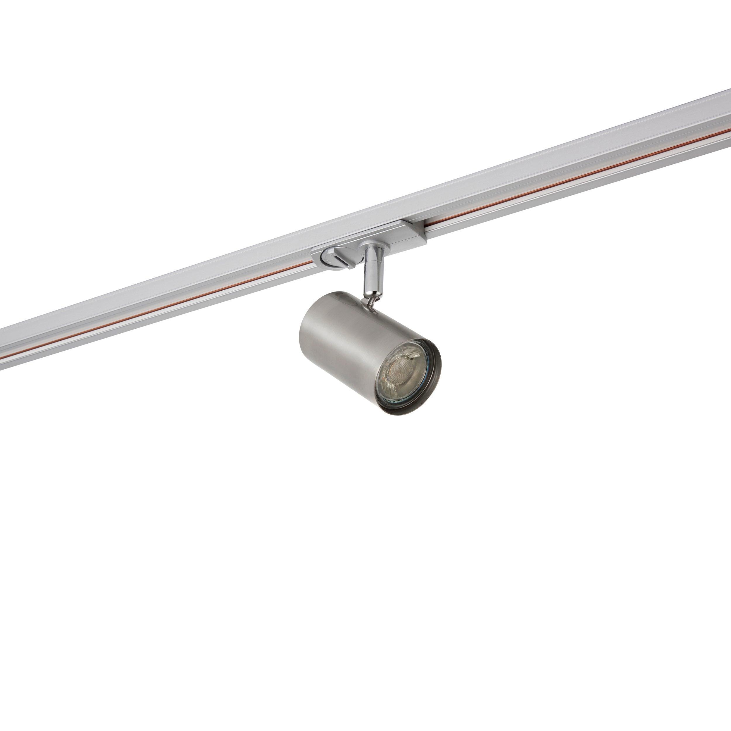 arezzo chrome track spotlight 7w by saxby lighting, close up image 218