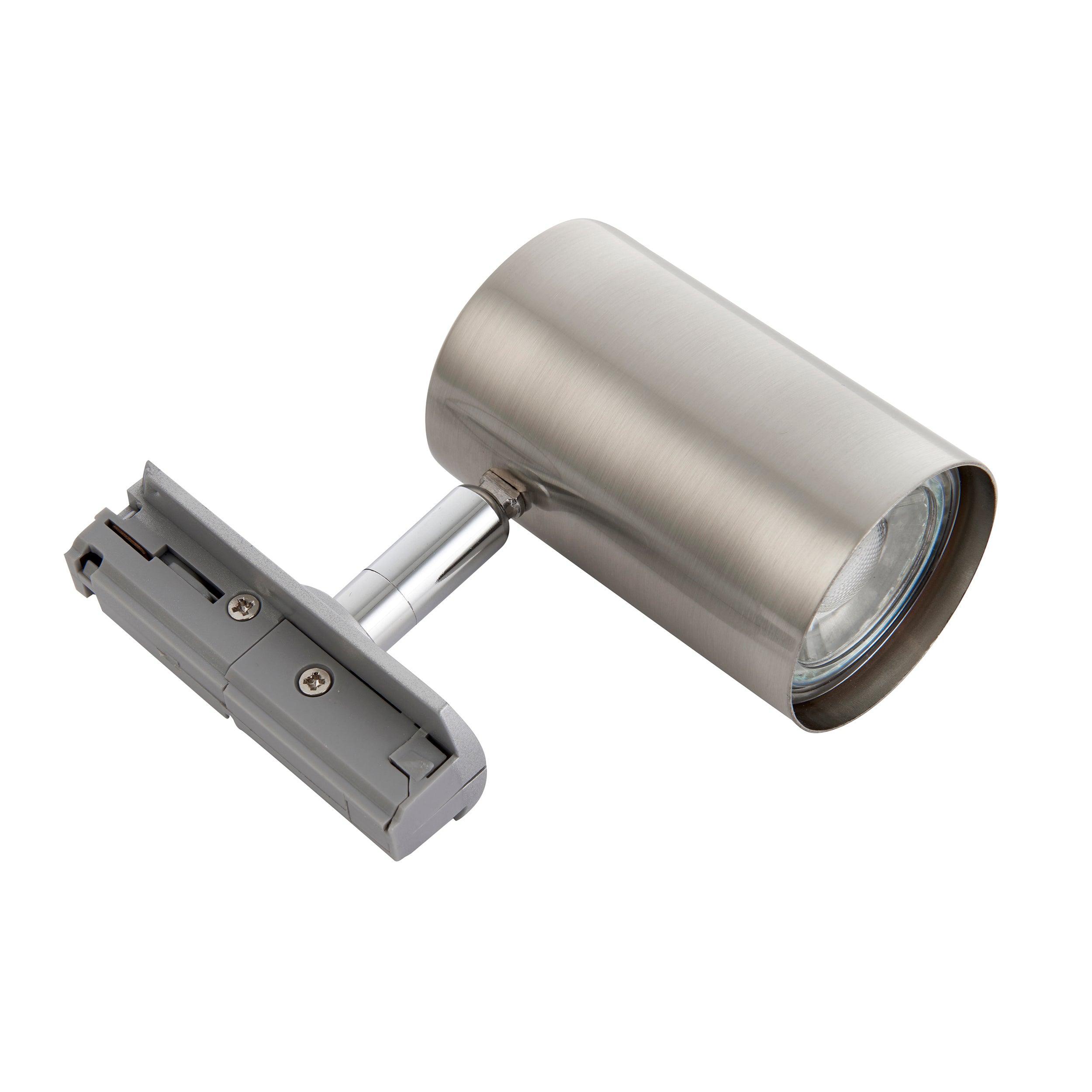 arezzo chrome track spotlight 7w by saxby lighting, close up image 186