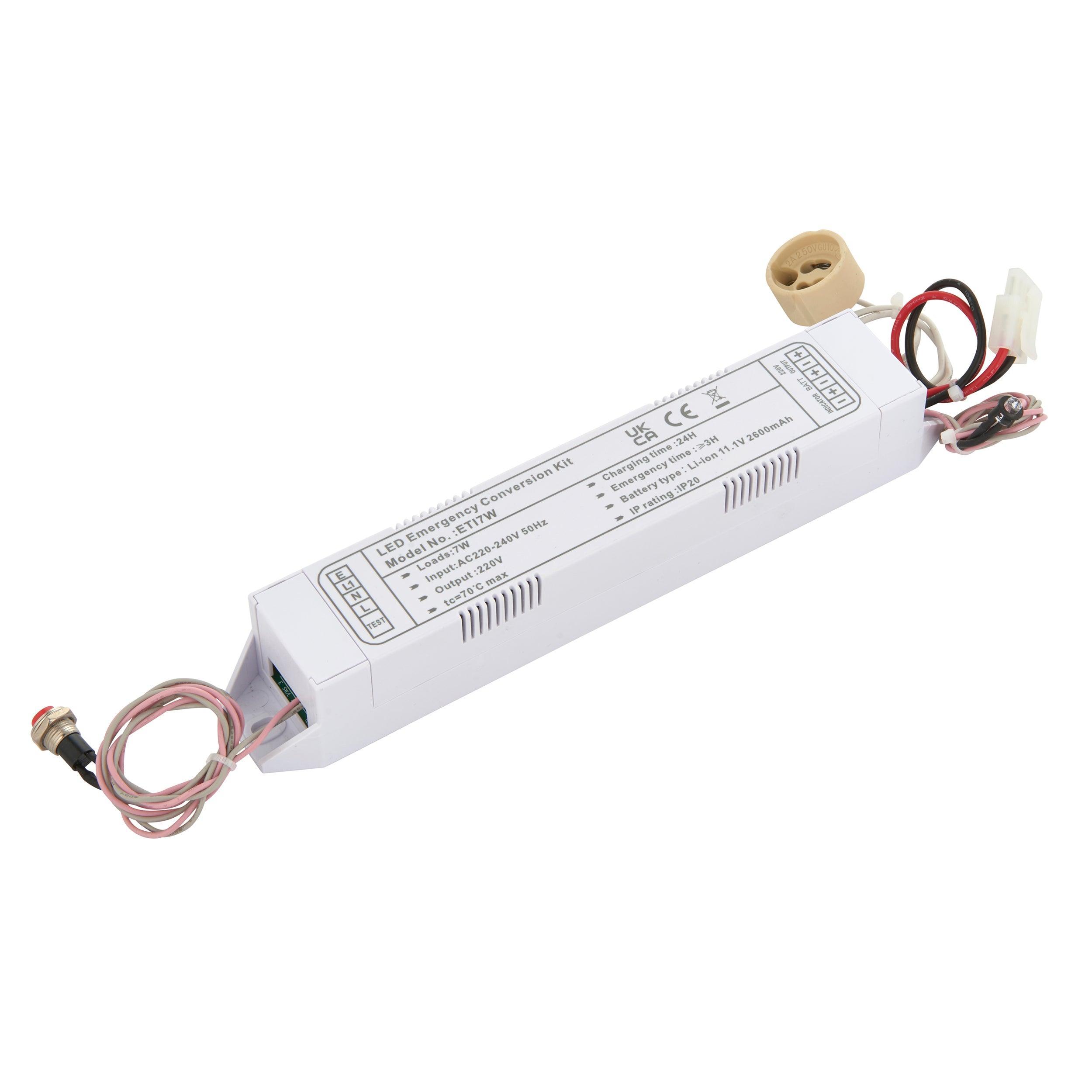 emergency conversion kit pack 8w emby saxby lighting