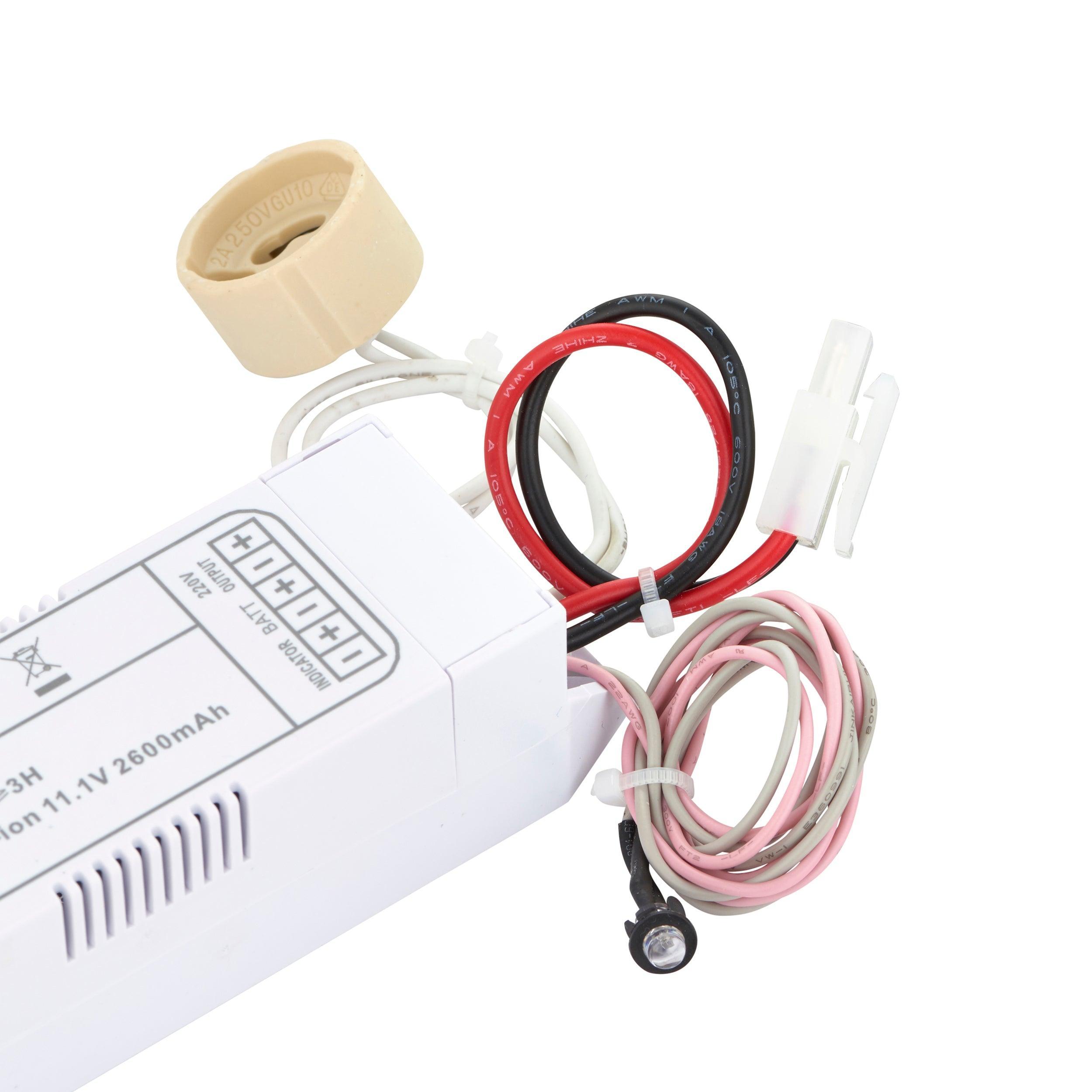 emergency conversion kit pack 8w em by saxby lighting, close up image 389