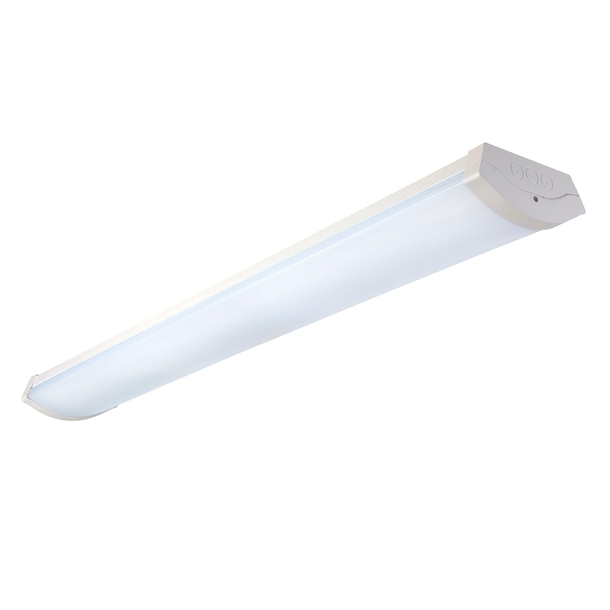 dualled 5ft led batten light emergency em 58w by saxby lighting, close up image 400