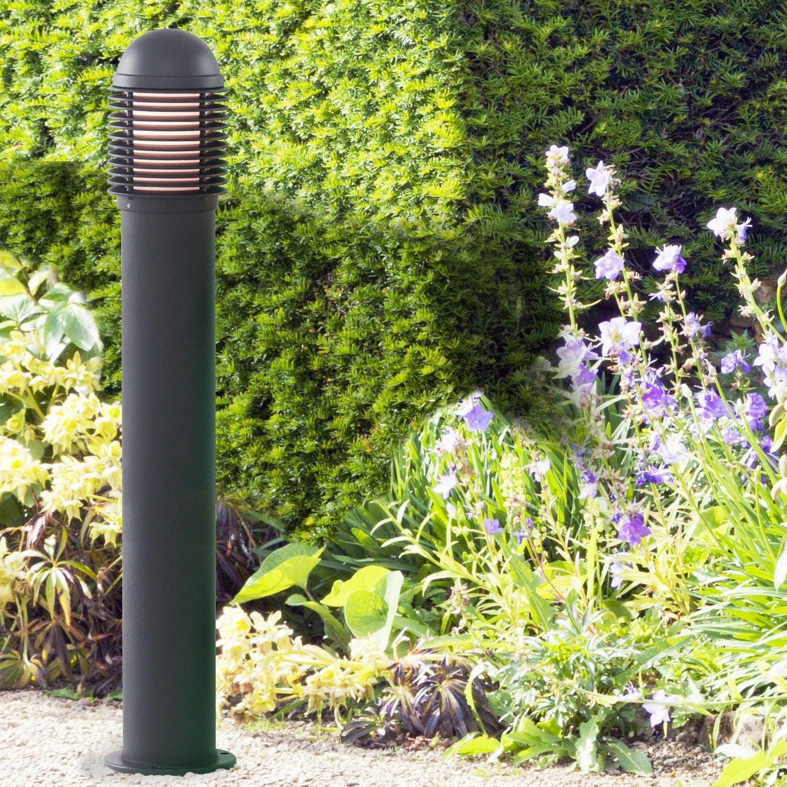 black outdoor bollard light 1086 730 by searchlighting lighting, living room image
