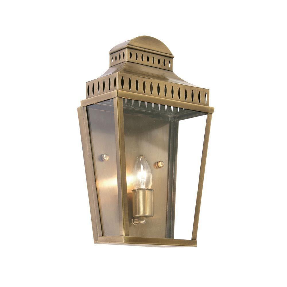 Oaks Inca Brass Finish Outdoor Wall Light 110 BR by Oaks Lighting 1