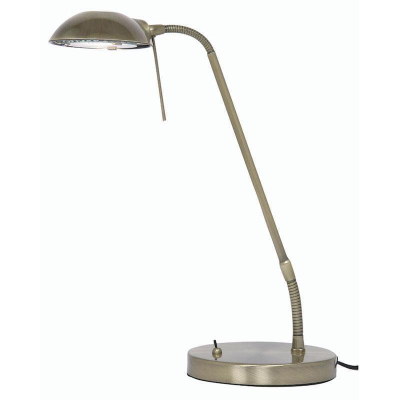 Oaks Metis Antique Brass Table Lamp 1